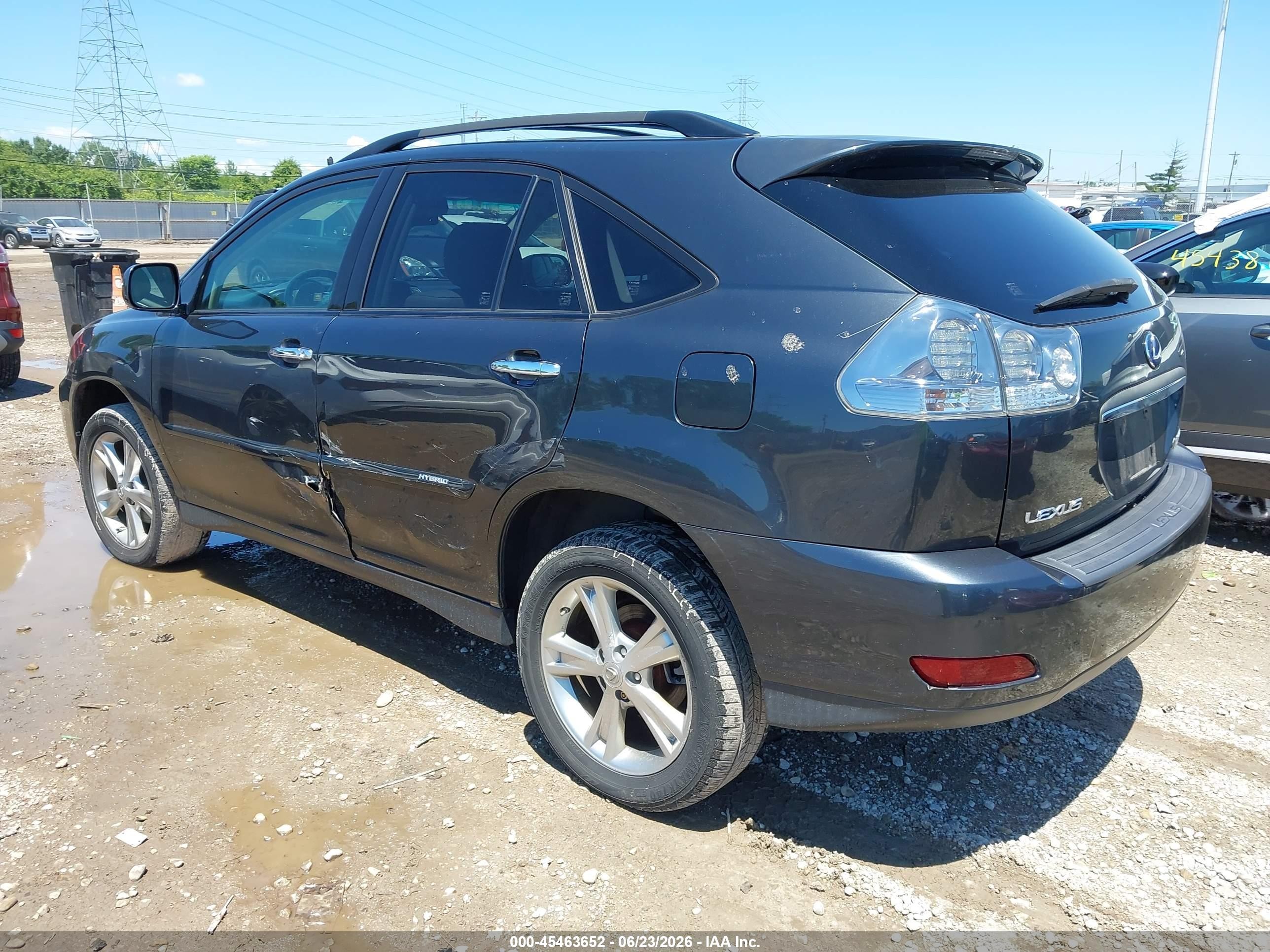 2008 Lexus Rx 400h Gray vin: JTJHW31U882064272