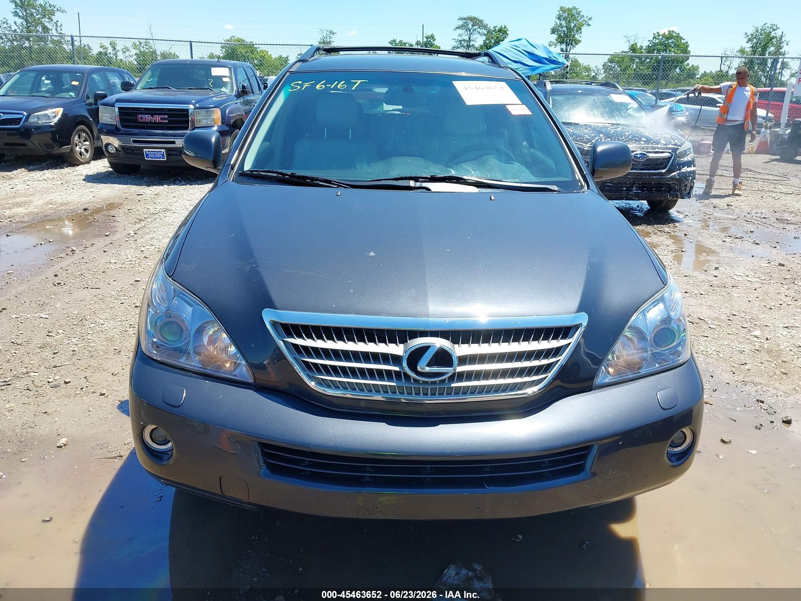 2008 Lexus Rx 400h Gray vin: JTJHW31U882064272