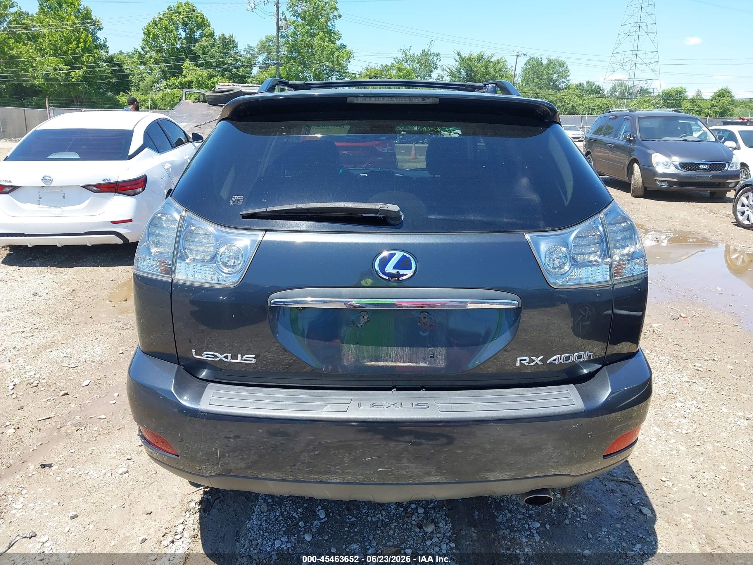 2008 Lexus Rx 400h Gray vin: JTJHW31U882064272