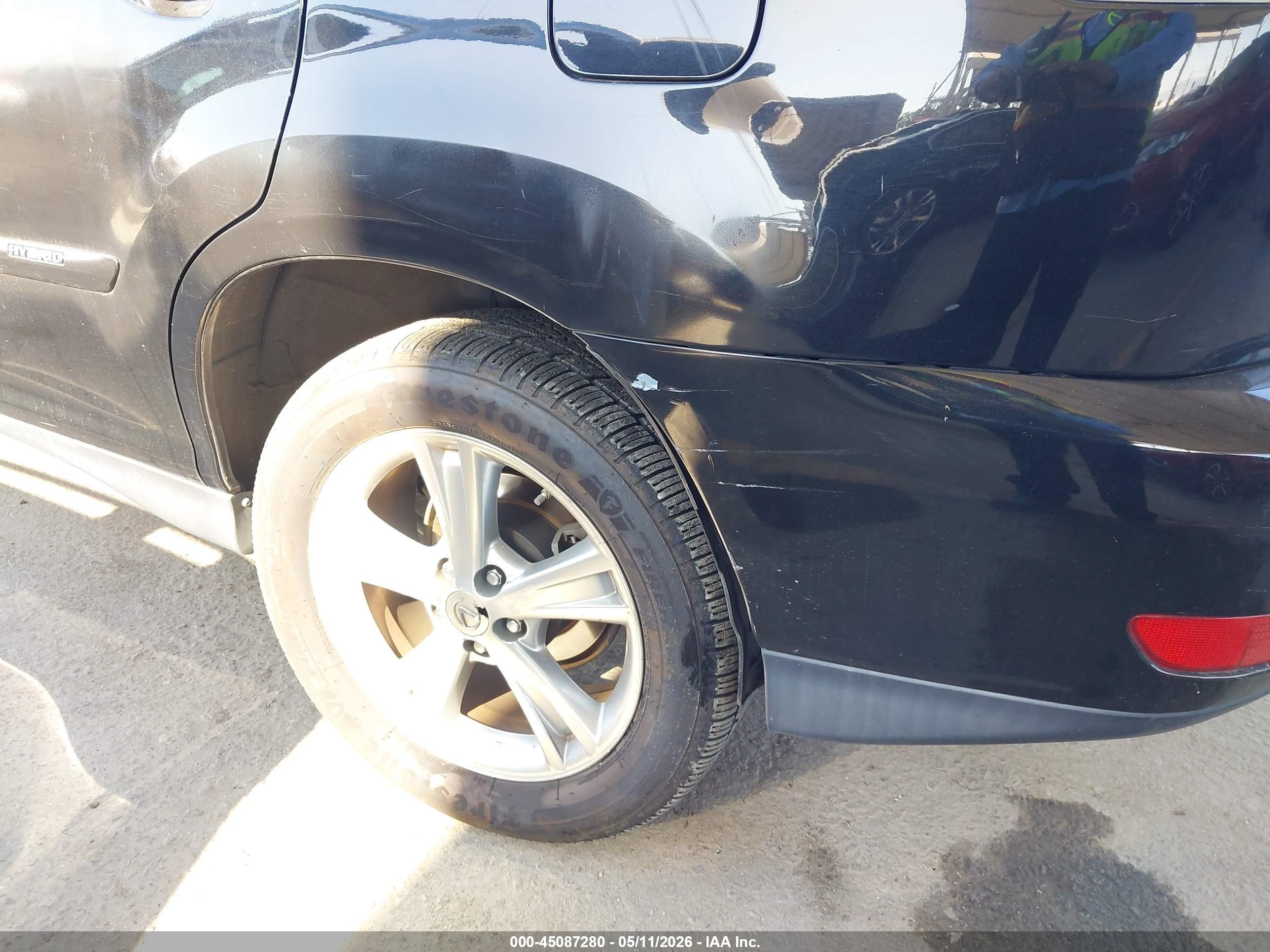 2008 Lexus Rx 400h   Черный vin: JTJHW31U882858768