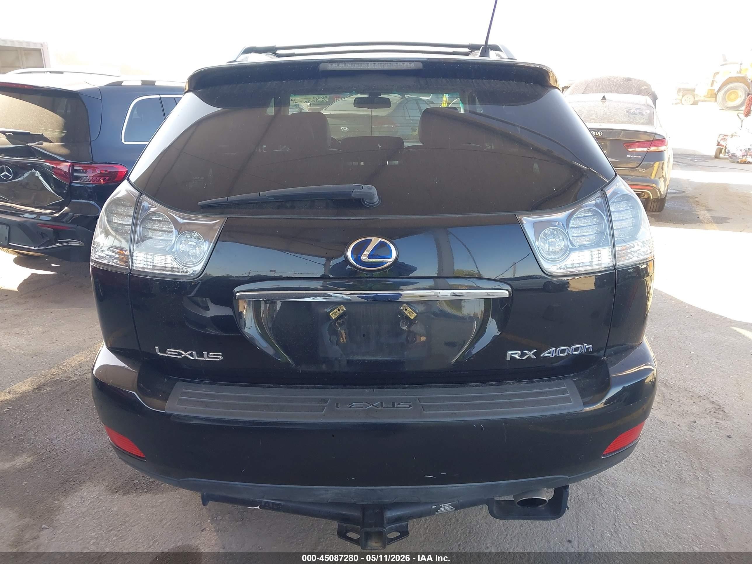 2008 Lexus Rx 400h   Черный vin: JTJHW31U882858768