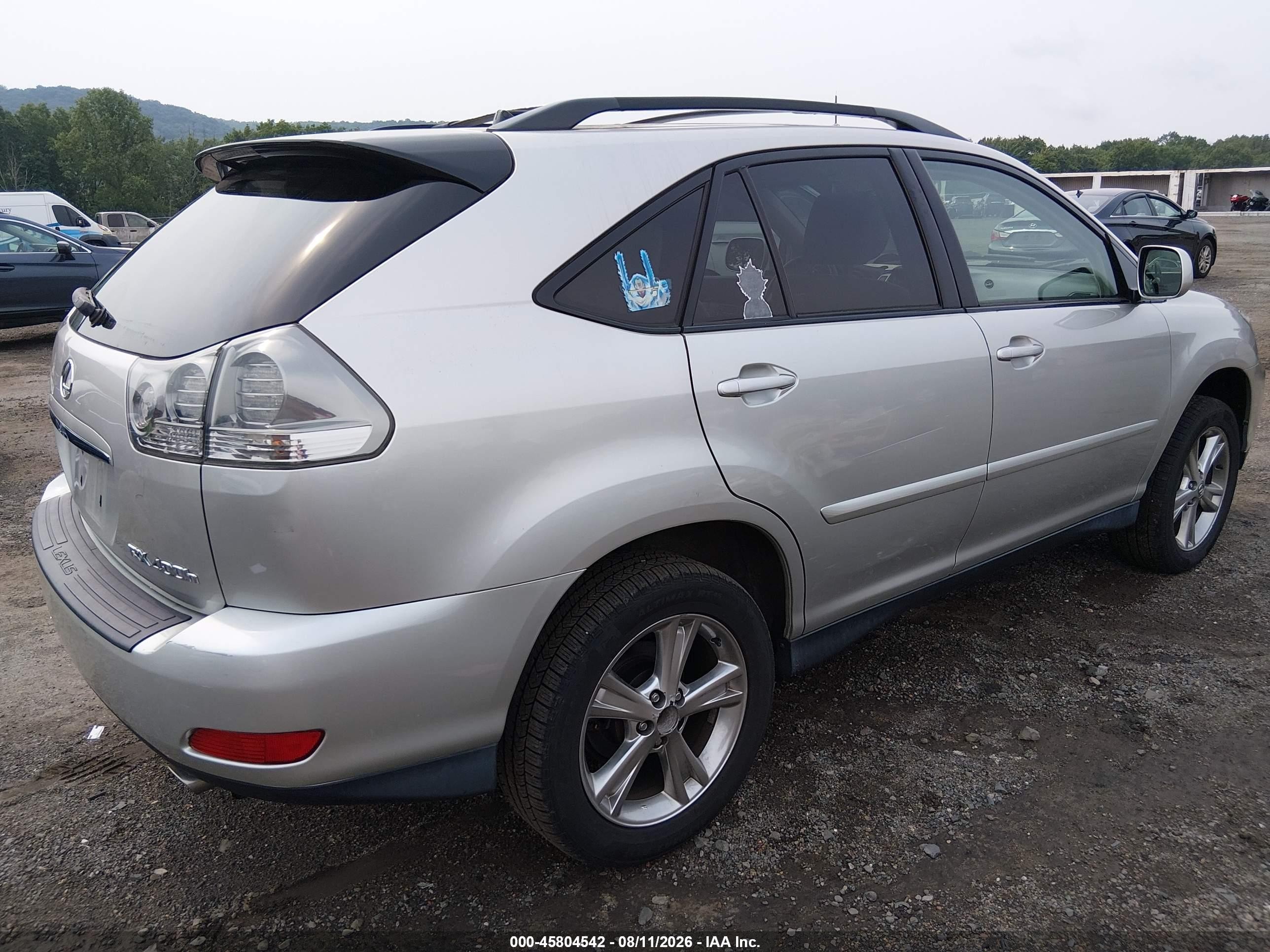 2006 Lexus Rx 400h   Silver vin: JTJHW31U960014134