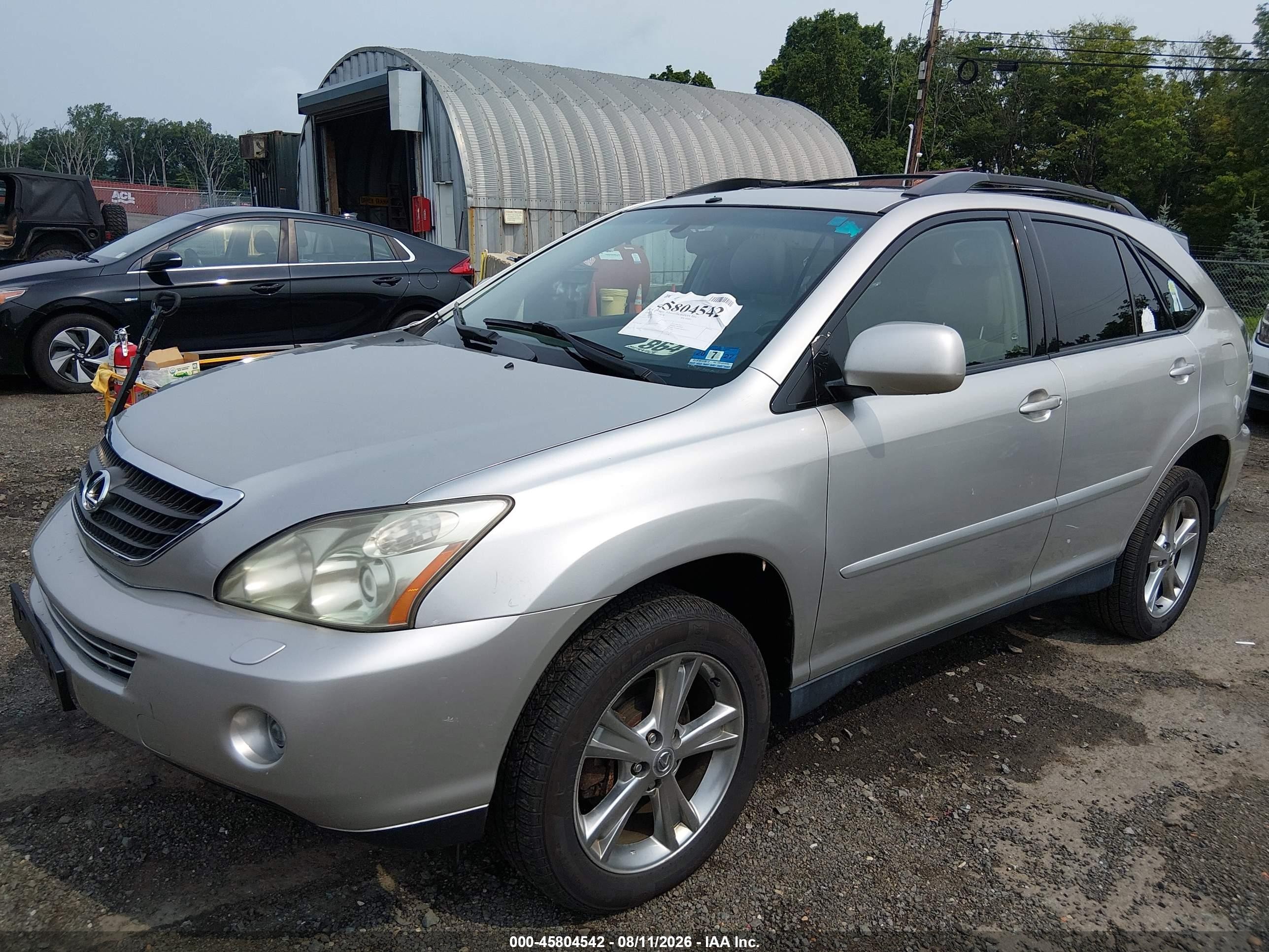 2006 Lexus Rx 400h   Silver vin: JTJHW31U960014134