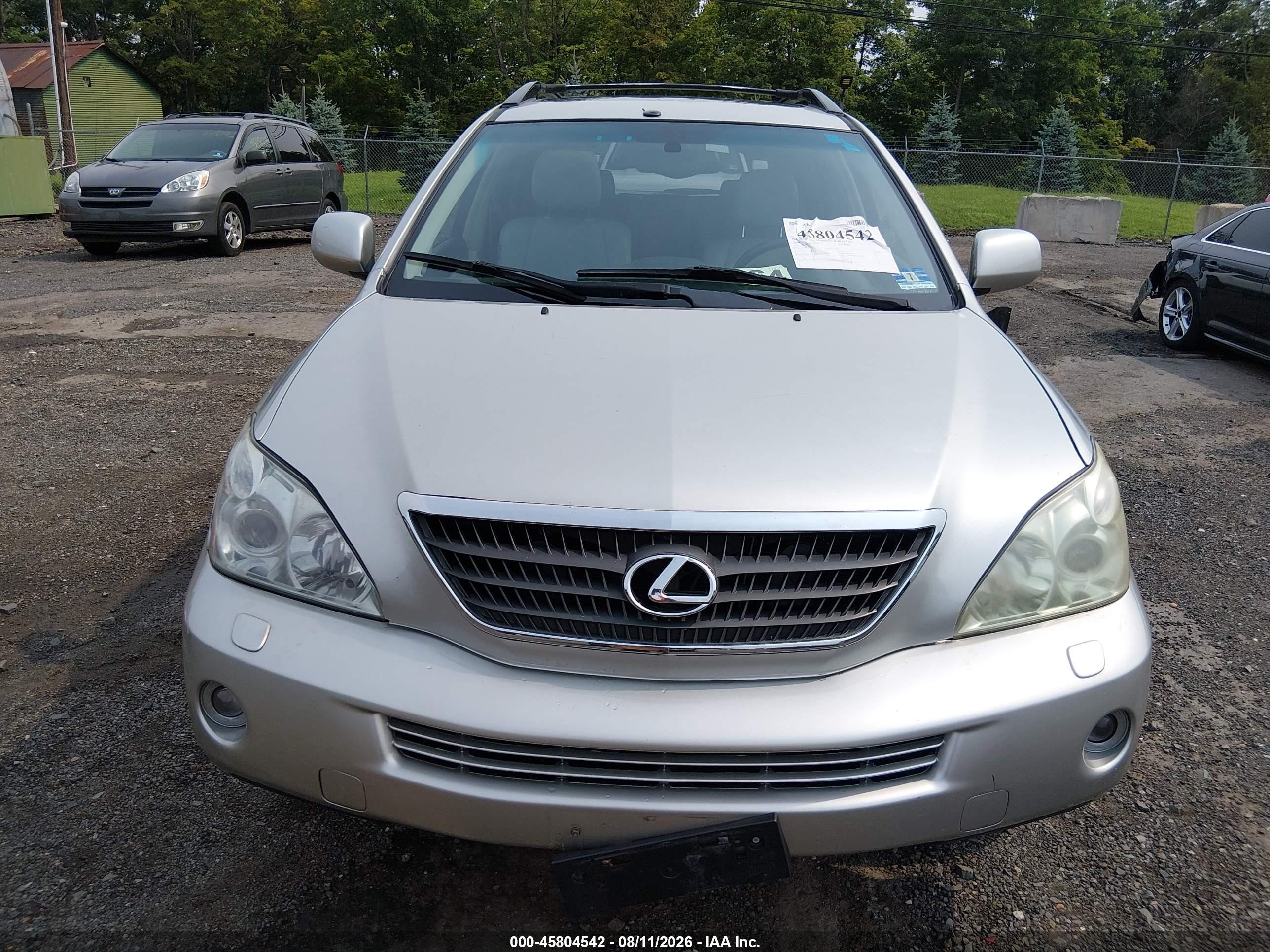 2006 Lexus Rx 400h   Silver vin: JTJHW31U960014134