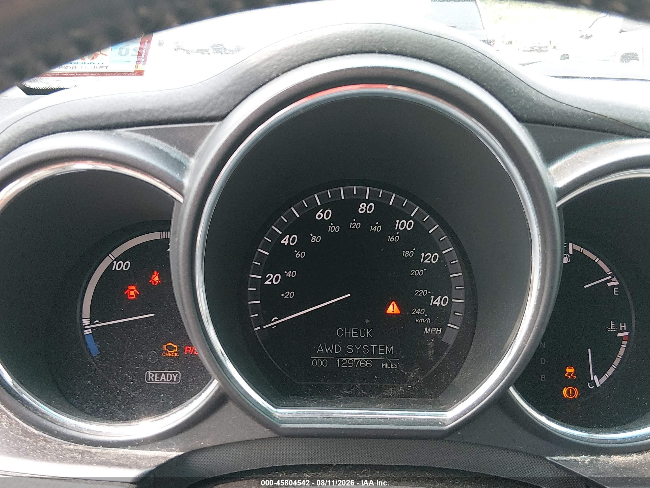 2006 Lexus Rx 400h   Silver vin: JTJHW31U960014134