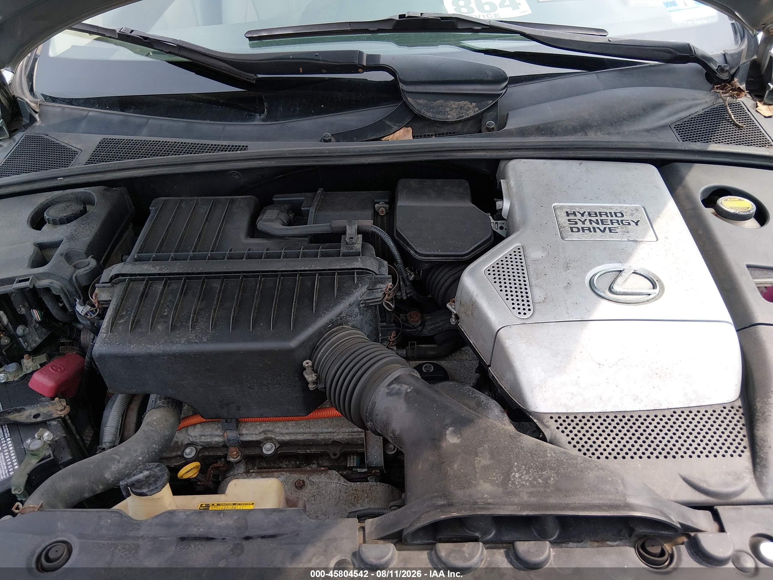 2006 Lexus Rx 400h   Silver vin: JTJHW31U960014134