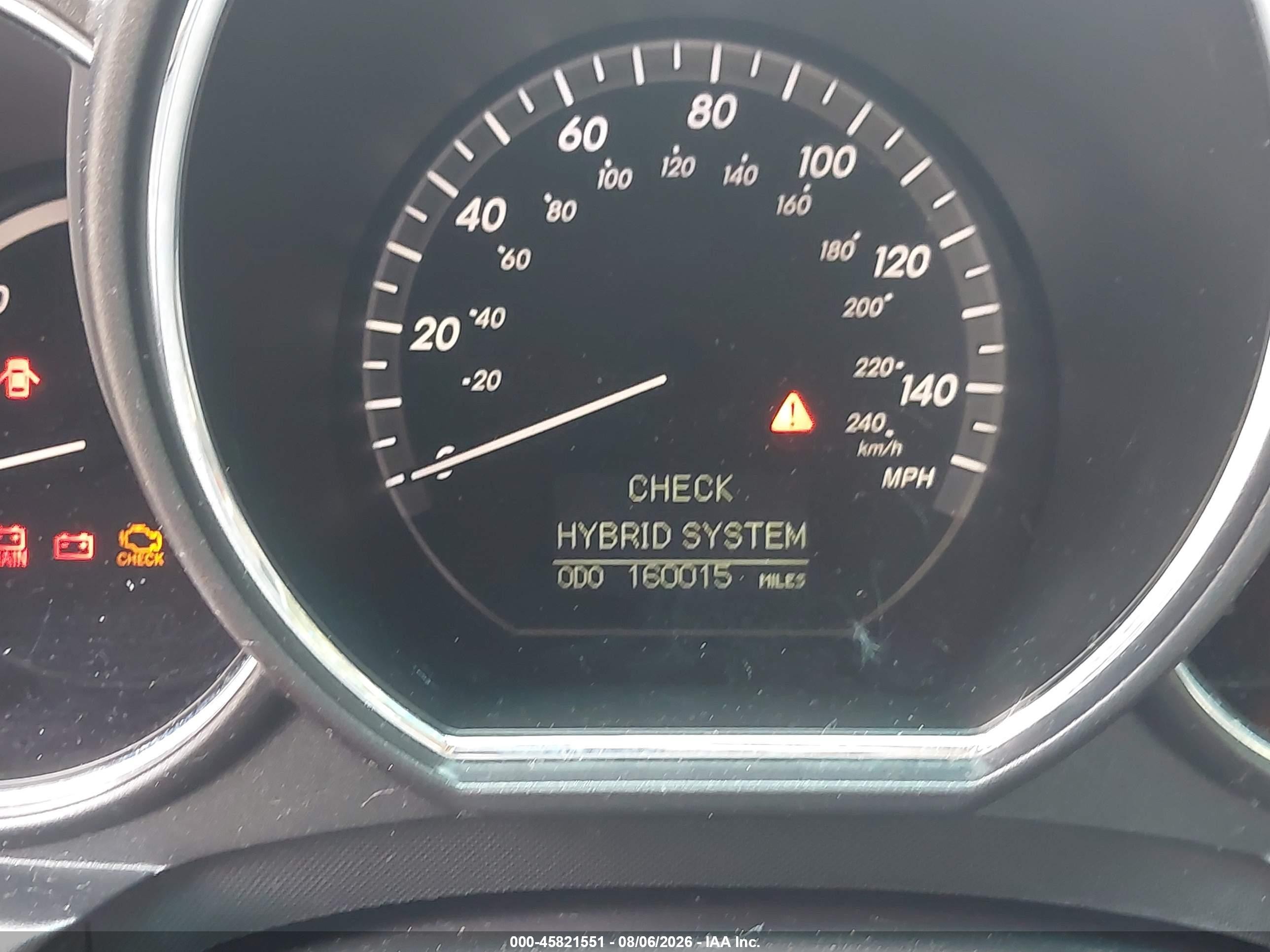 2007 Lexus Rx 400h   Blue vin: JTJHW31U972012504