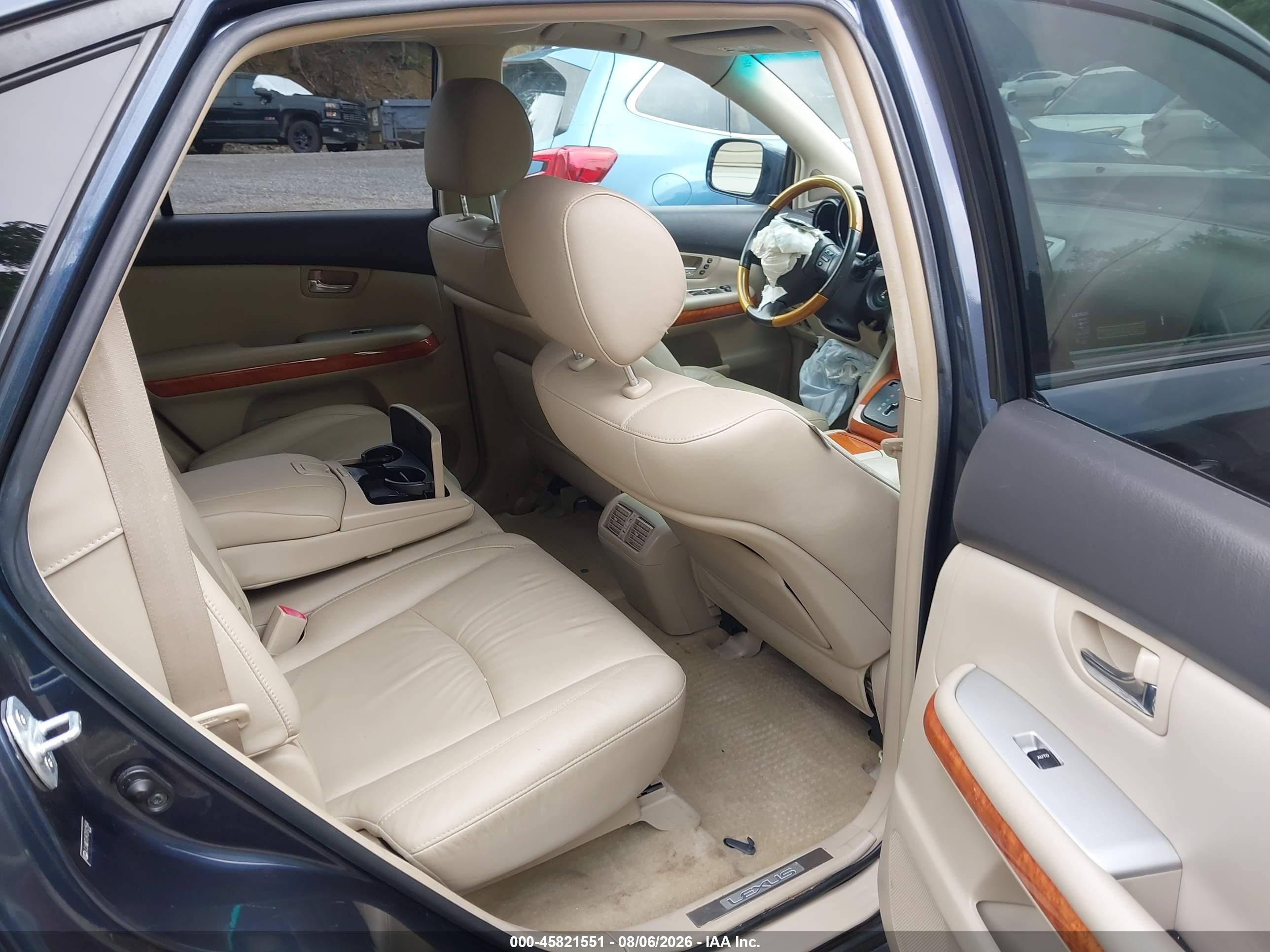2007 Lexus Rx 400h   Blue vin: JTJHW31U972012504