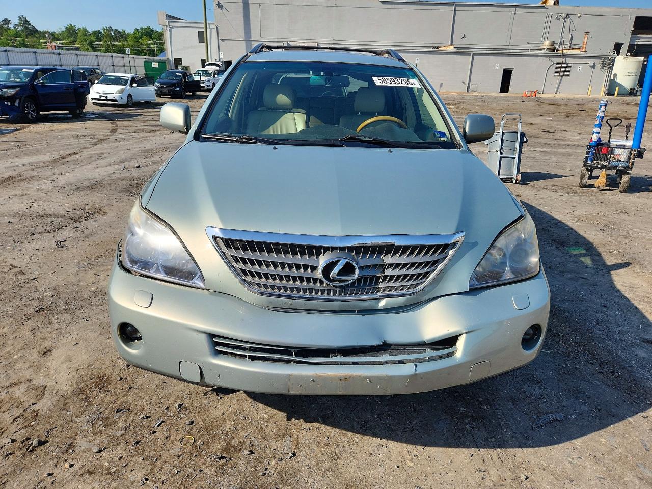 2008 Lexus Rx 400h Silver vin: JTJHW31U982046167
