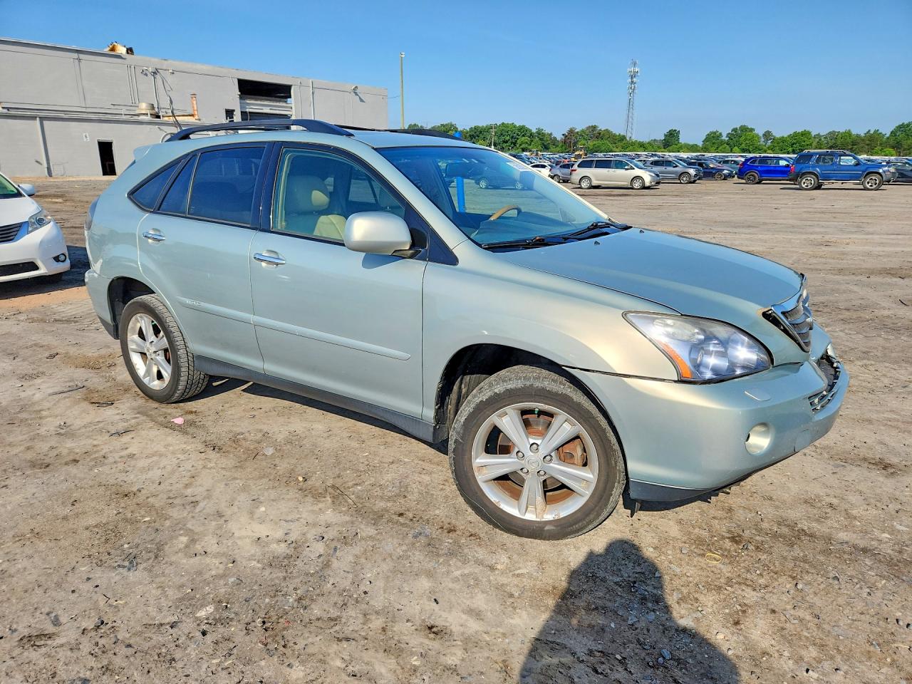 2008 Lexus Rx 400h Silver vin: JTJHW31U982046167
