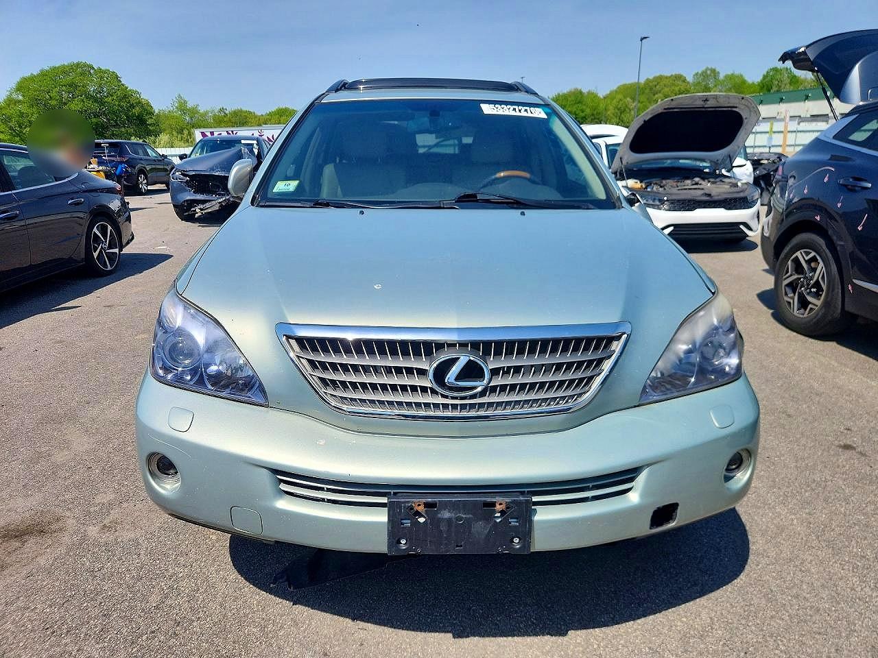 2008 Lexus Rx 400h Silver vin: JTJHW31U982061588