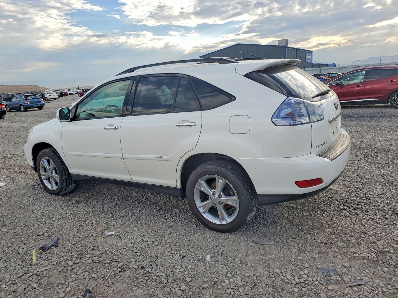 2008 Lexus Rx 400h White vin: JTJHW31U982068055
