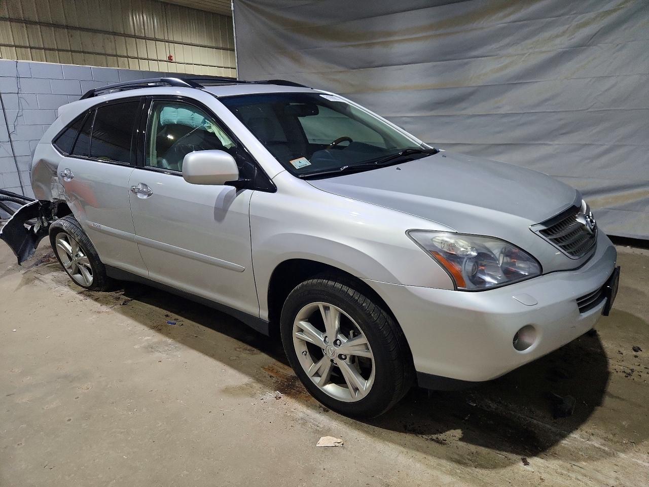 2008 Lexus Rx 400h Silver vin: JTJHW31U982070100
