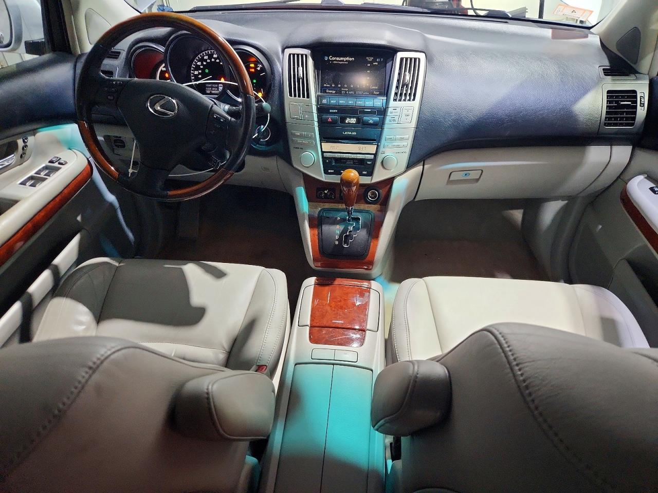 2008 Lexus Rx 400h Silver vin: JTJHW31U982070100