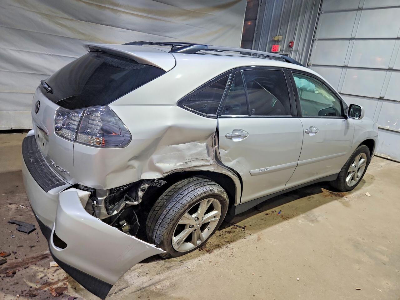 2008 Lexus Rx 400h Silver vin: JTJHW31U982070100