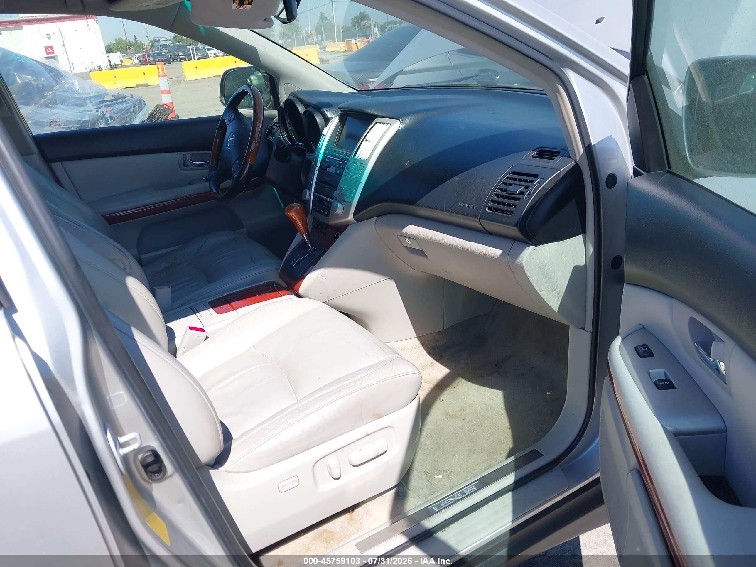 2008 Lexus Rx 400h   Silver vin: JTJHW31U982854485