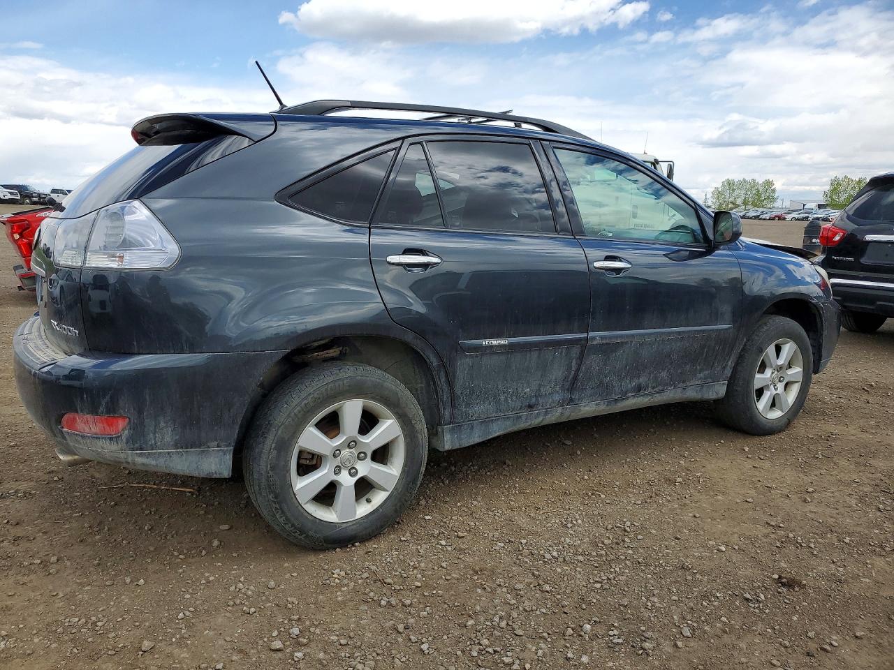 2008 Lexus Rx 400h Black vin: JTJHW31U982860349