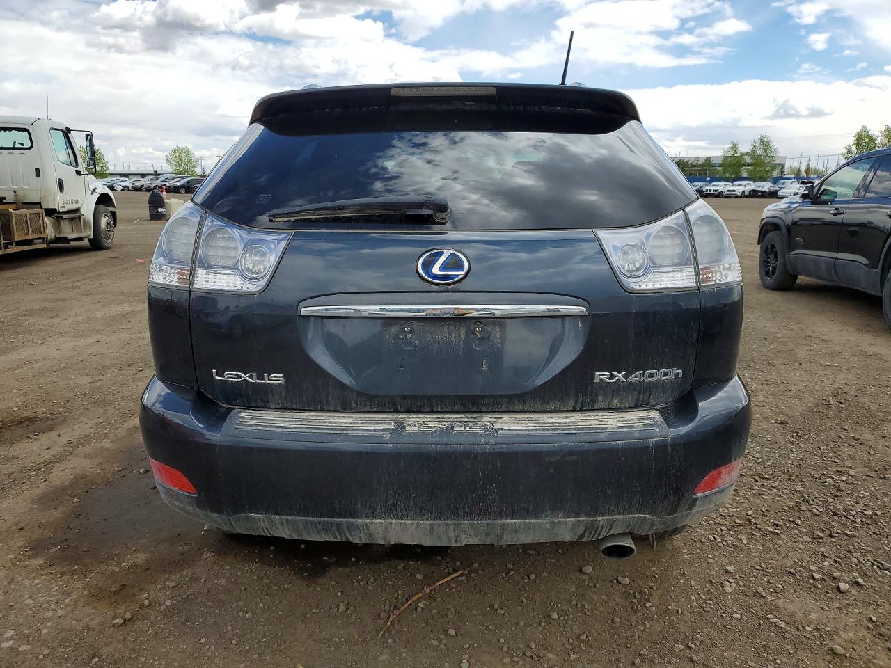 2008 Lexus Rx 400h Black vin: JTJHW31U982860349