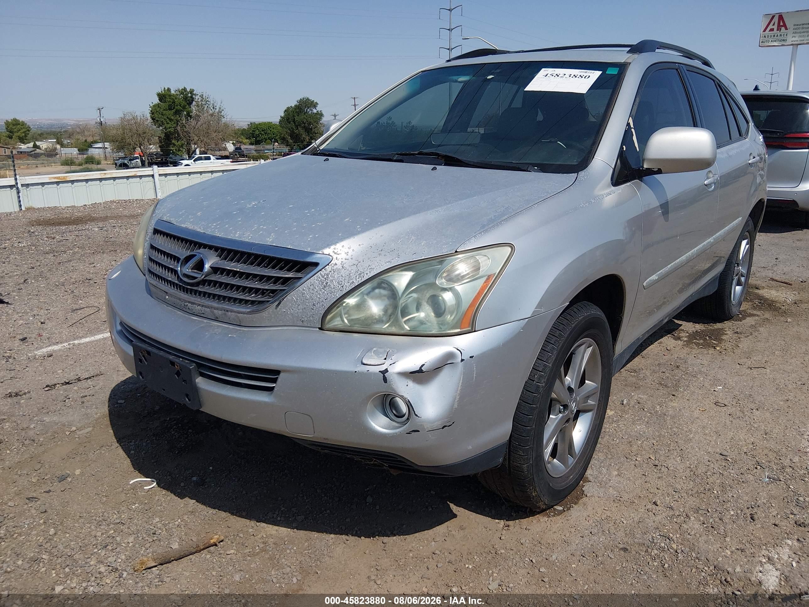 2006 Lexus Rx 400h   Silver vin: JTJHW31UX60024834