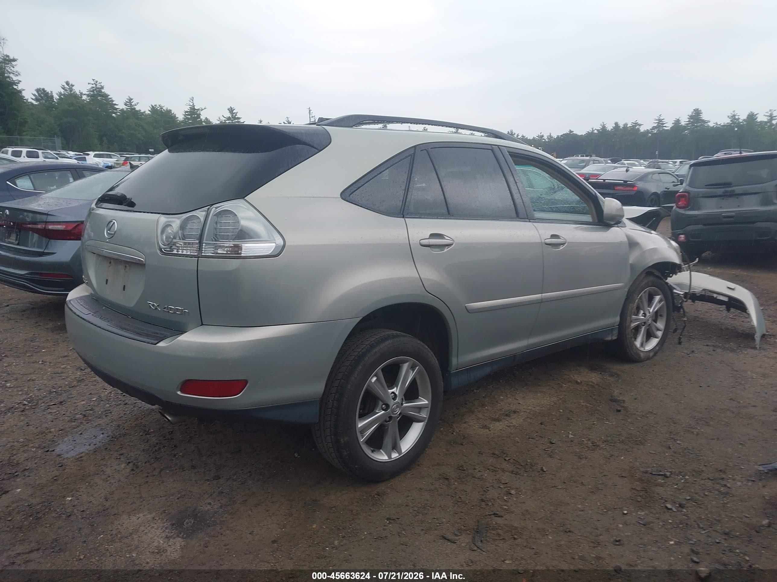 2006 Lexus Rx 400h   Green vin: JTJHW31UX60028026