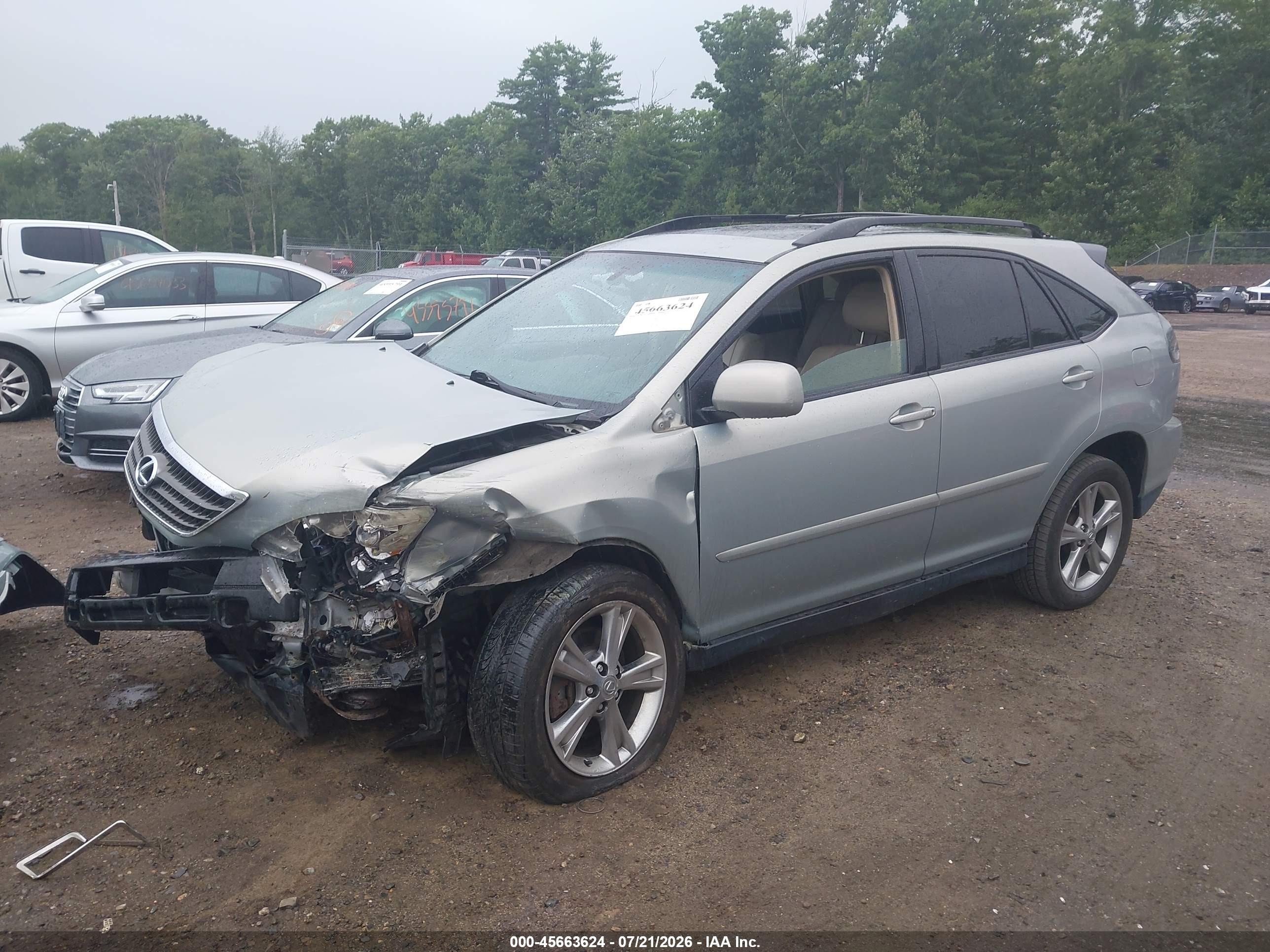 2006 Lexus Rx 400h   Green vin: JTJHW31UX60028026