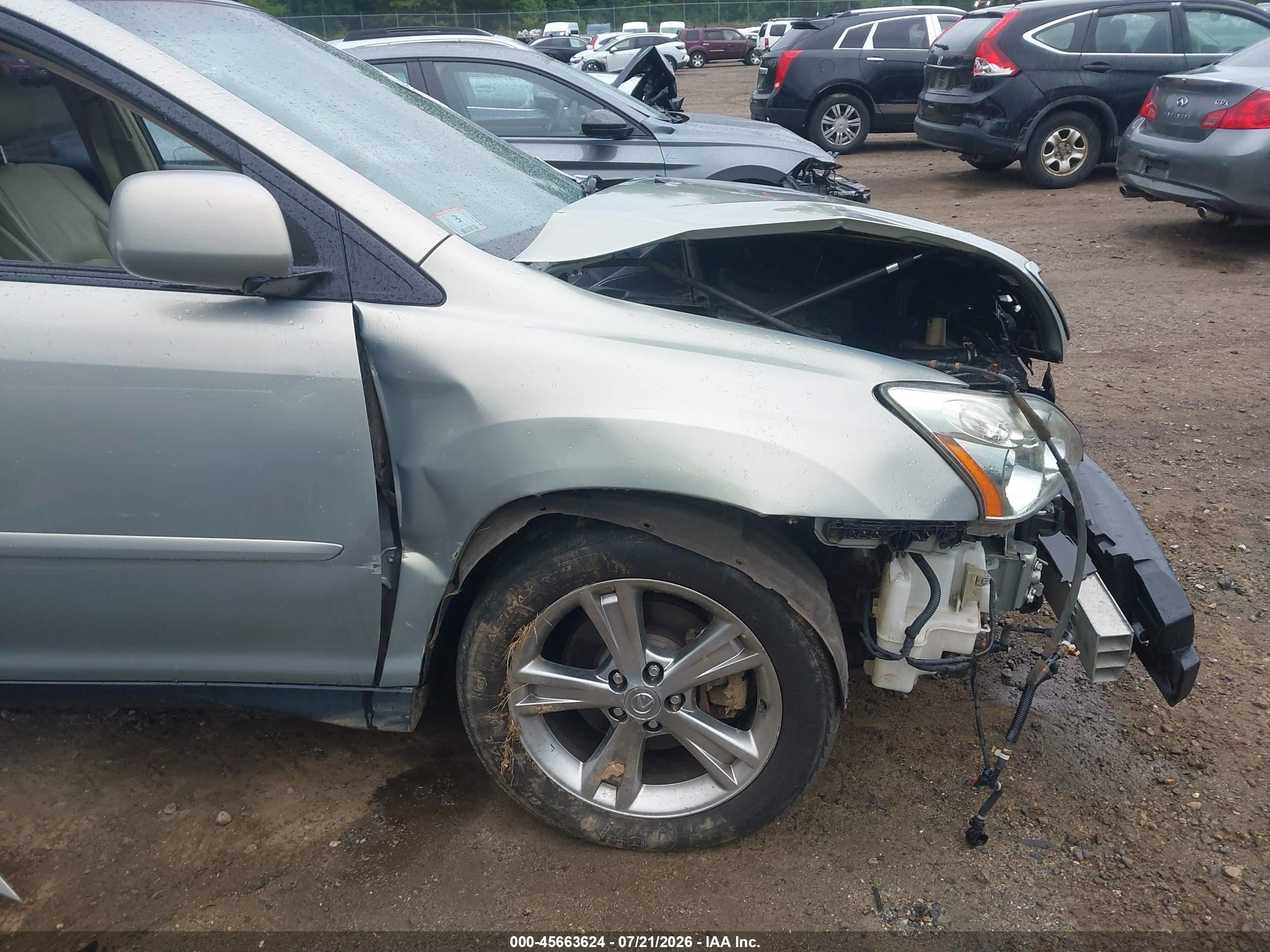 2006 Lexus Rx 400h   Green vin: JTJHW31UX60028026