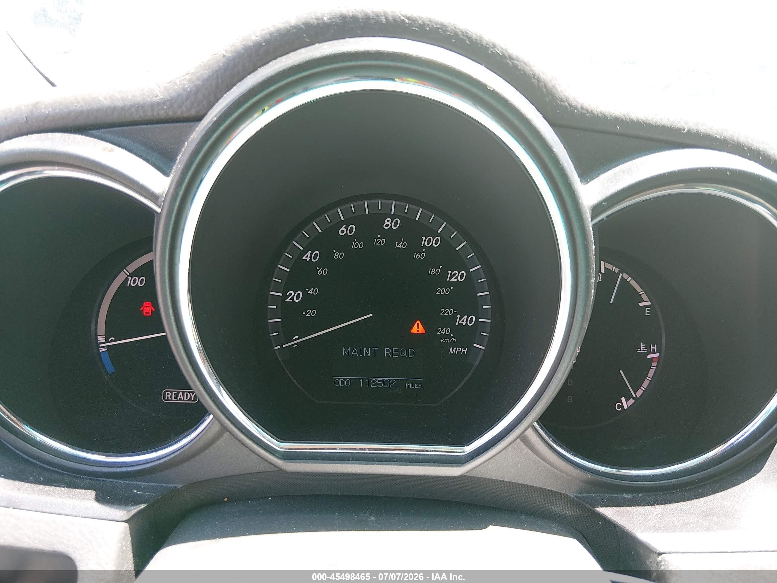 2007 Lexus Rx 400h   Beige vin: JTJHW31UX72020482