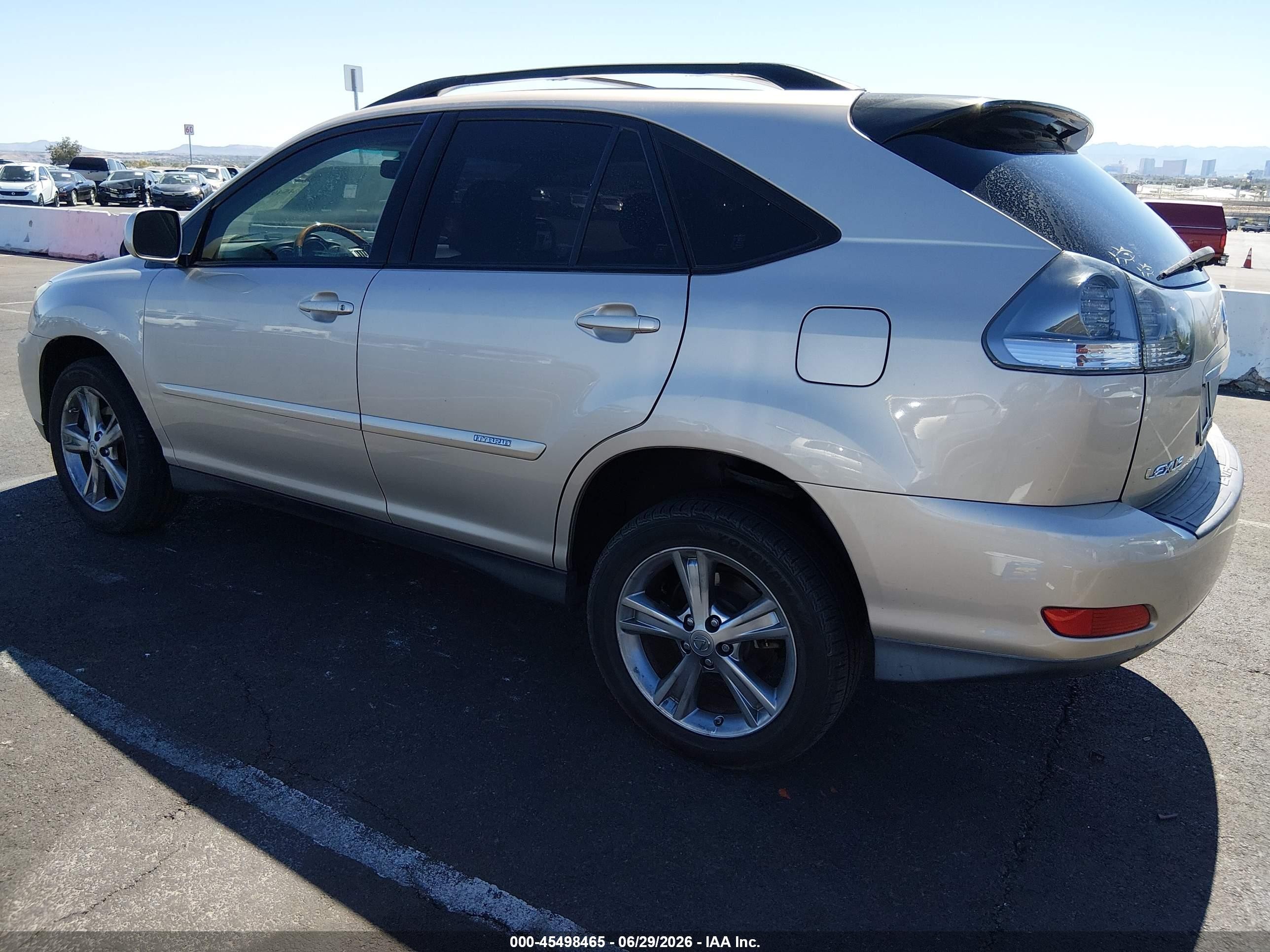 2007 Lexus Rx 400h   Beige vin: JTJHW31UX72020482
