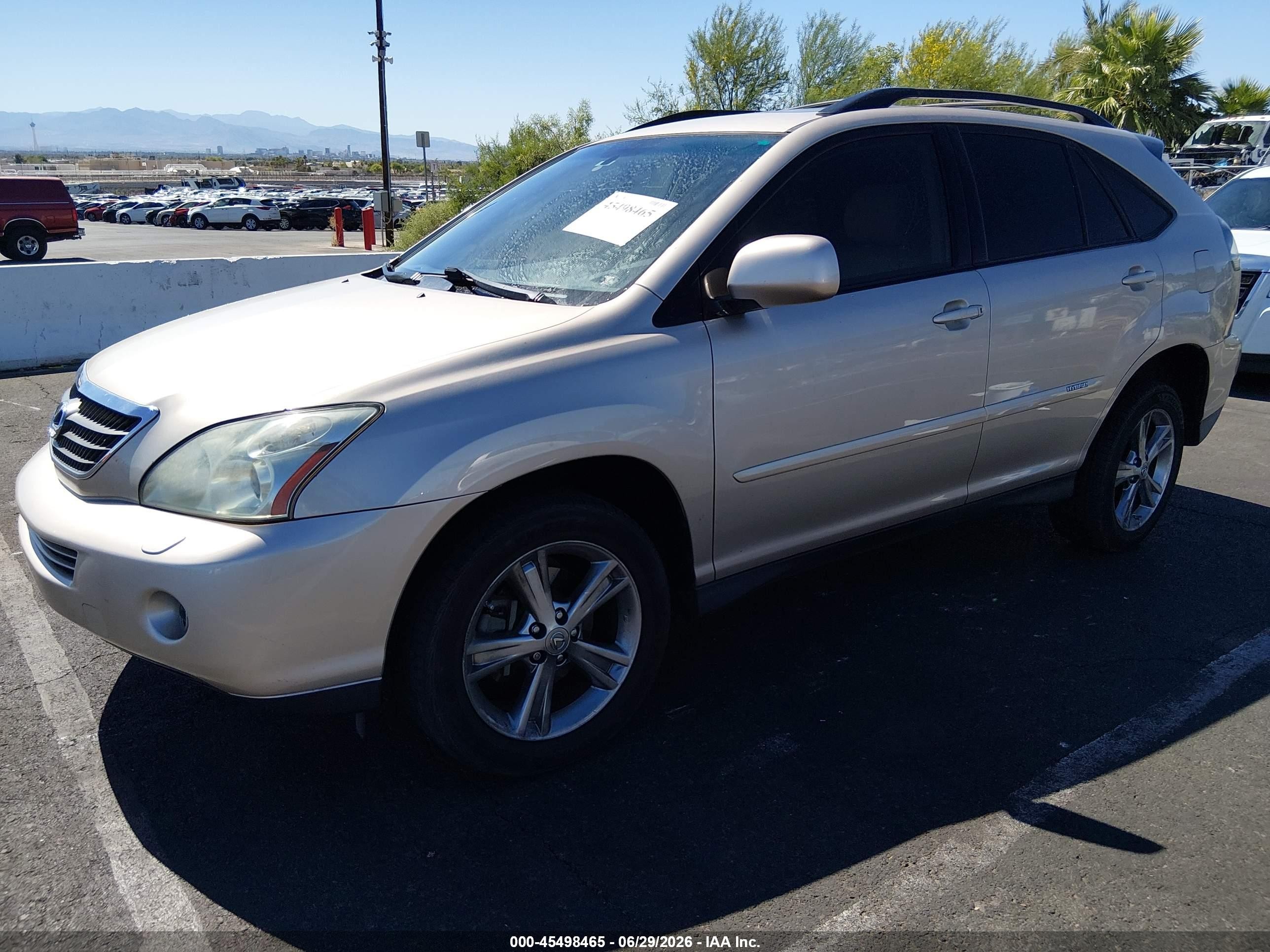 2007 Lexus Rx 400h   Beige vin: JTJHW31UX72020482