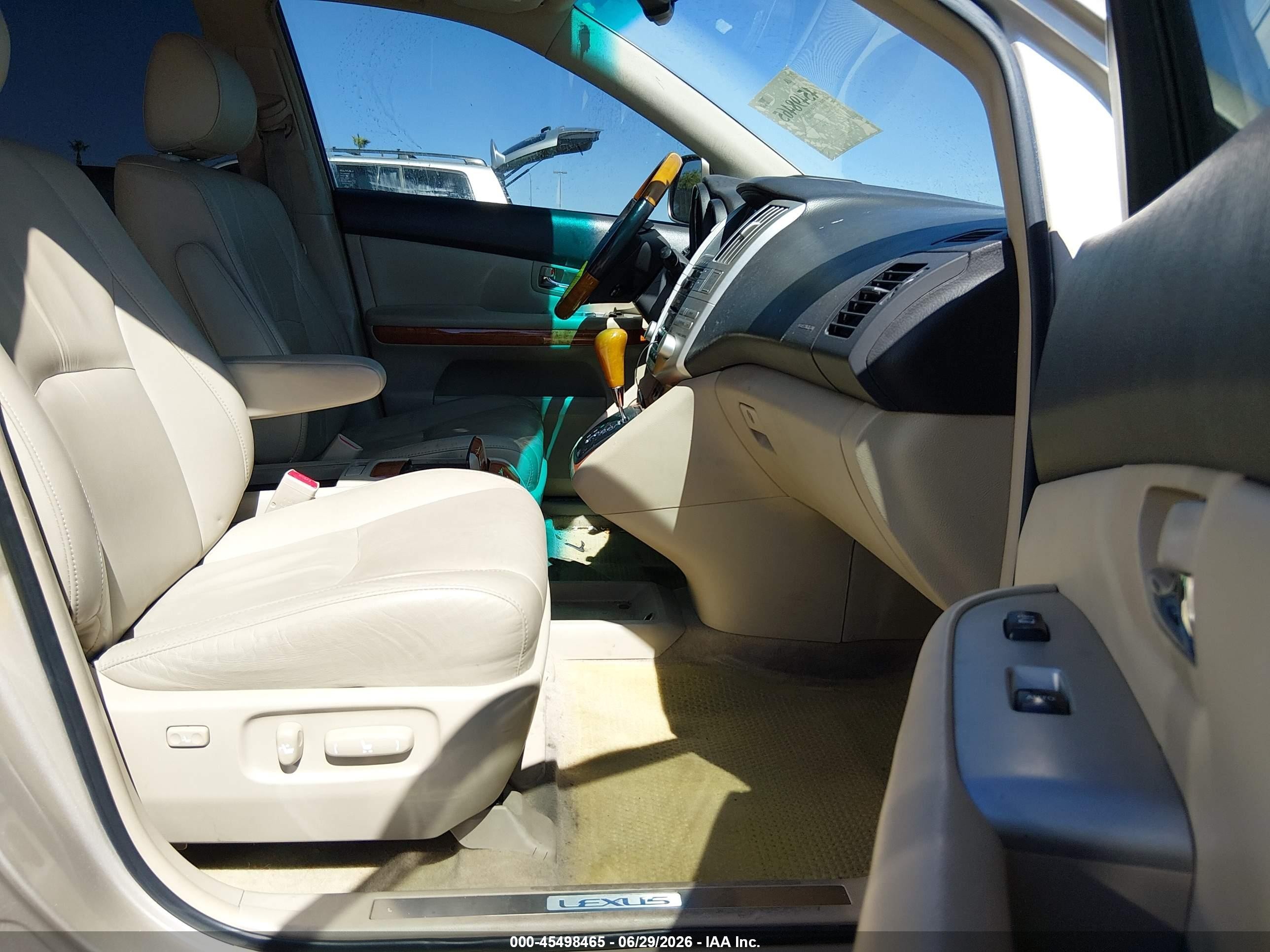 2007 Lexus Rx 400h   Beige vin: JTJHW31UX72020482