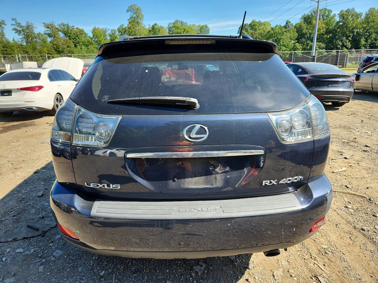 2007 Lexus Rx 400h Blue vin: JTJHW31UX72020871