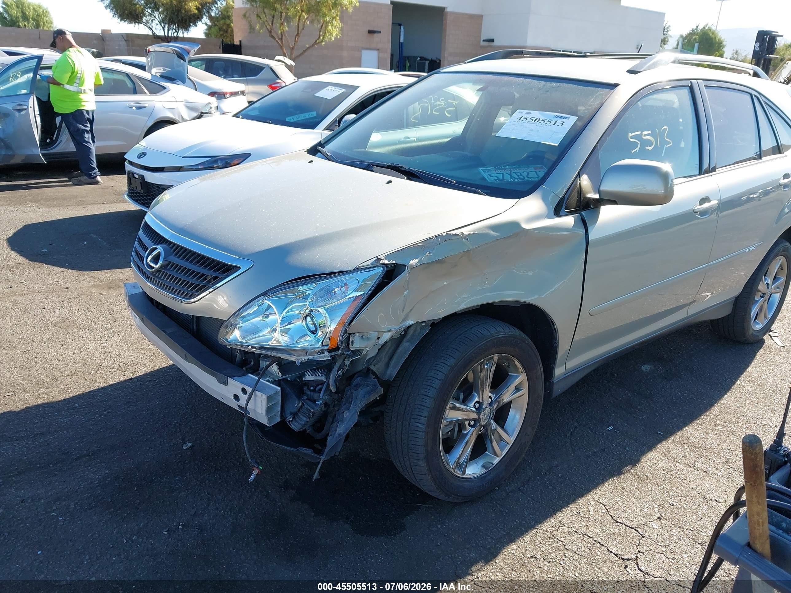2007 Lexus Rx 400h   Beige vin: JTJHW31UX72030610