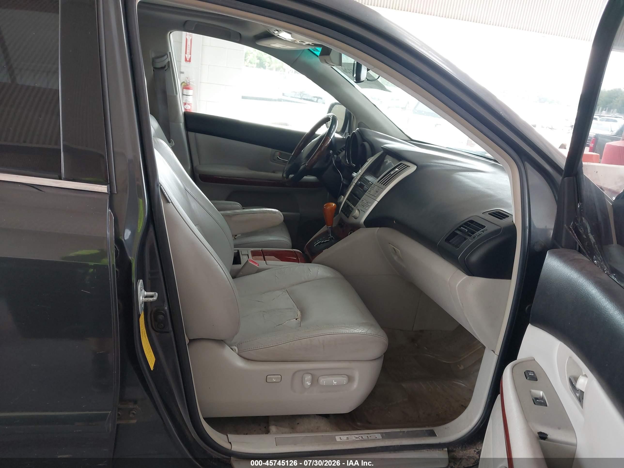 2007 Lexus Rx 400h   Gray vin: JTJHW31UX72034124