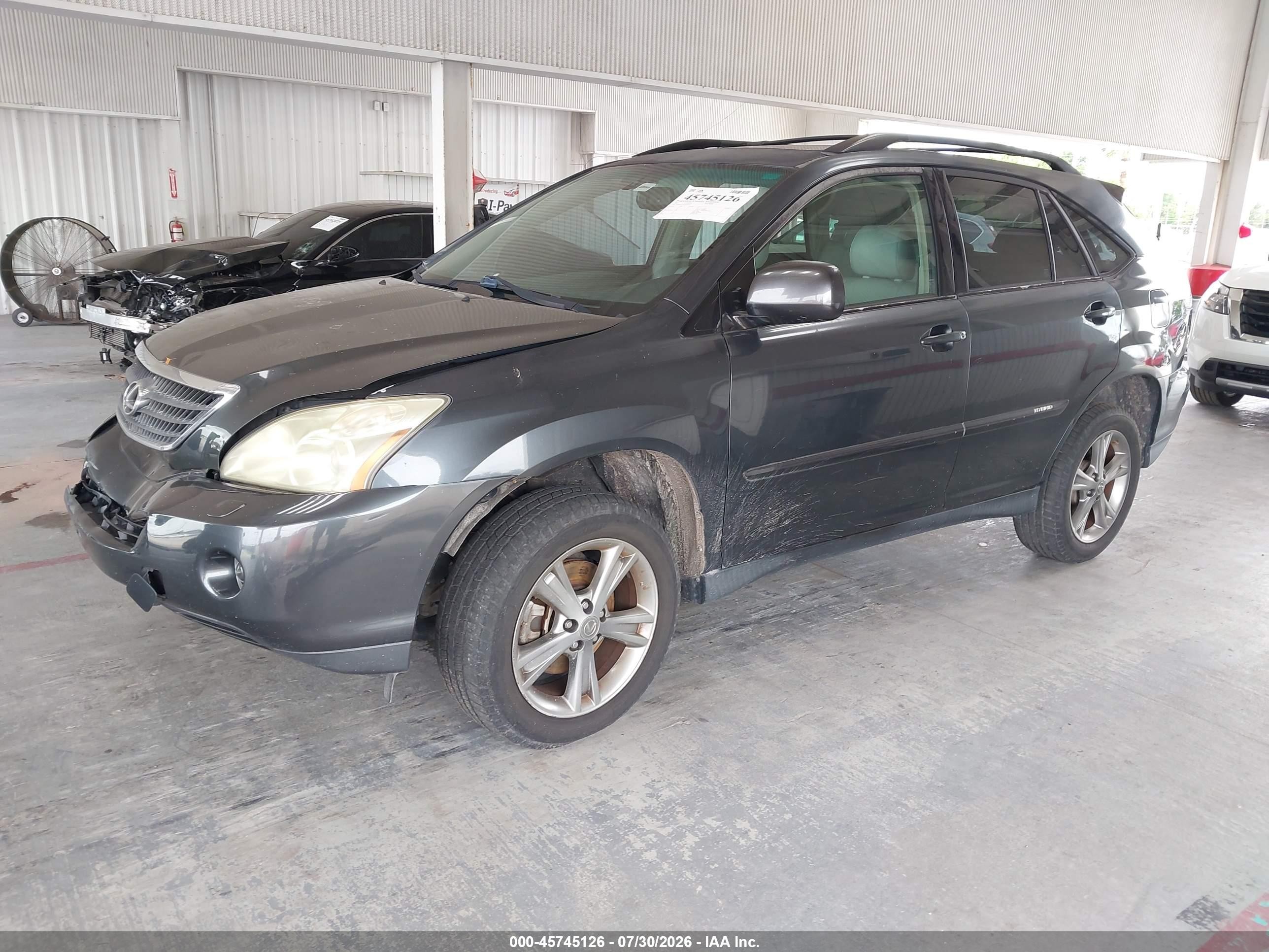 2007 Lexus Rx 400h   Gray vin: JTJHW31UX72034124
