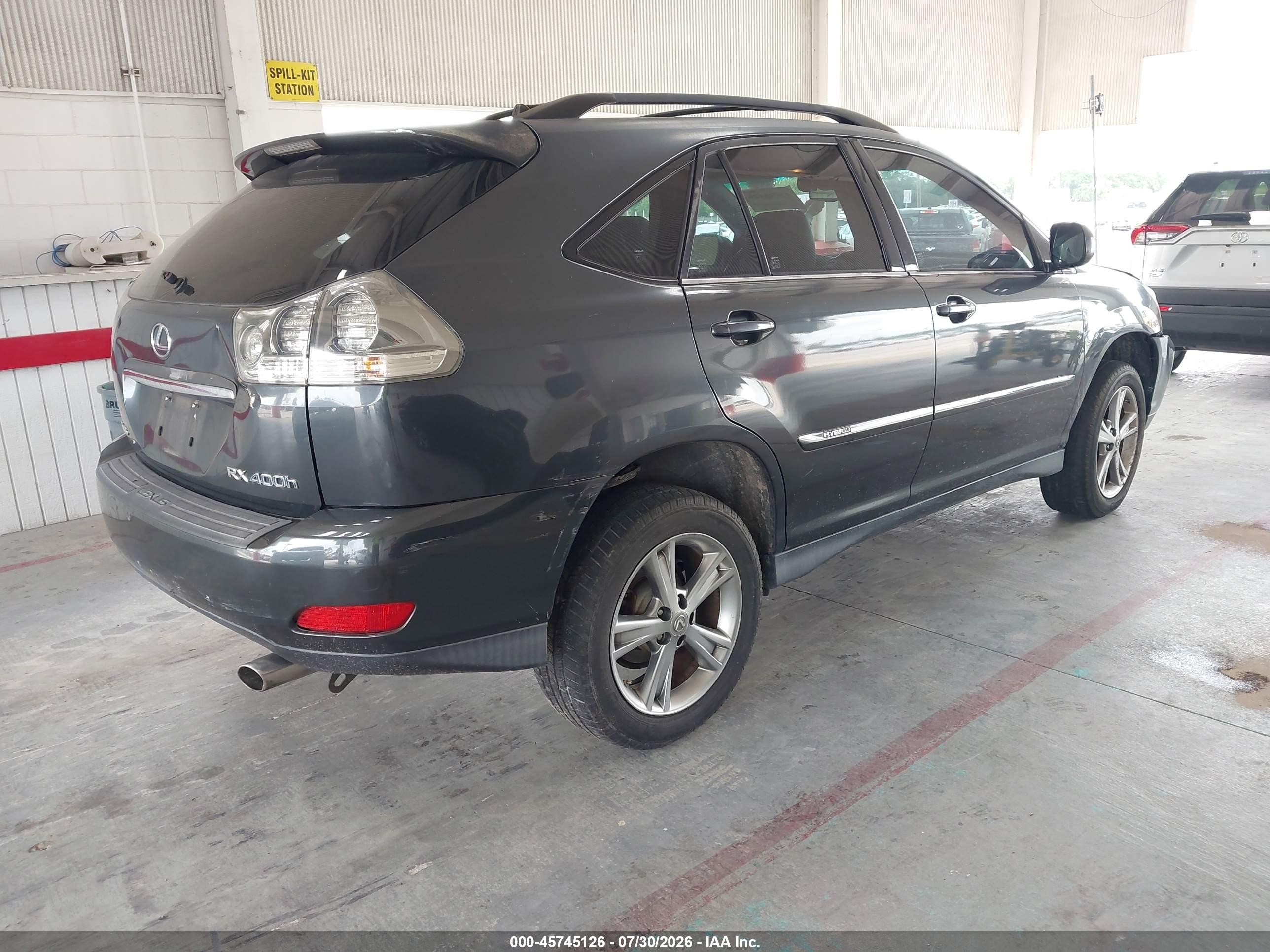 2007 Lexus Rx 400h   Gray vin: JTJHW31UX72034124