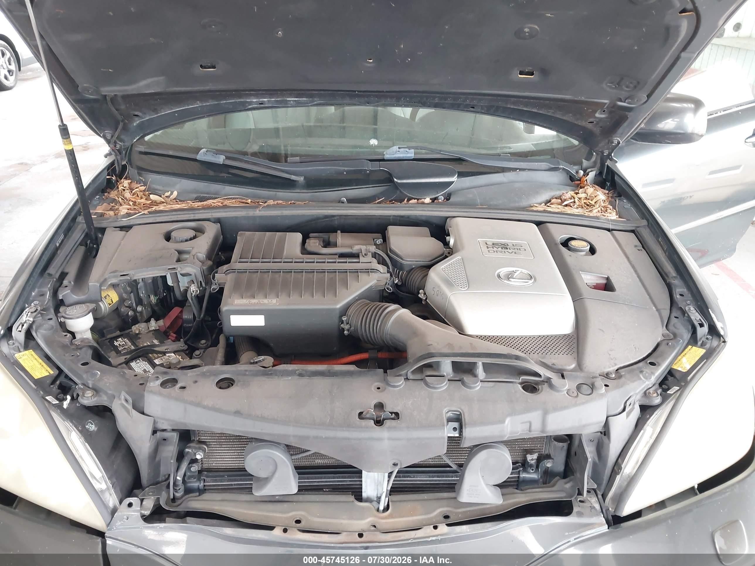 2007 Lexus Rx 400h   Gray vin: JTJHW31UX72034124