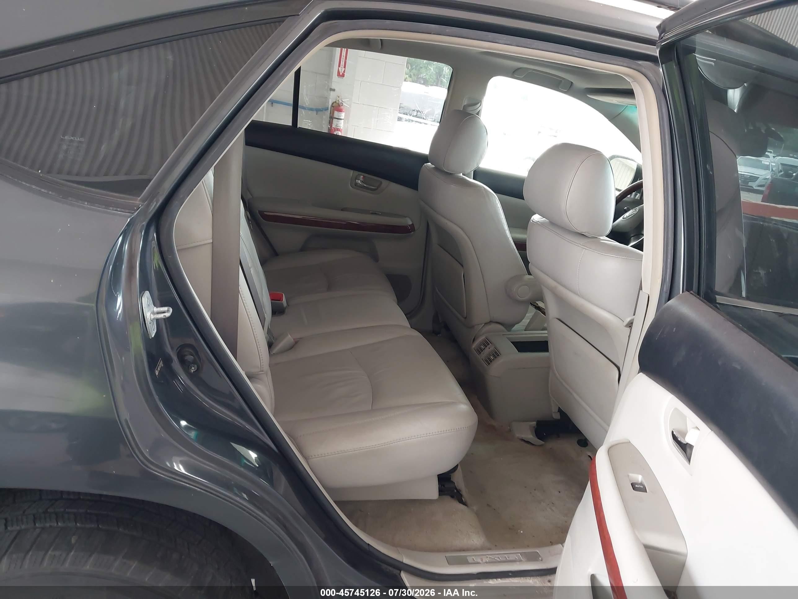 2007 Lexus Rx 400h   Gray vin: JTJHW31UX72034124