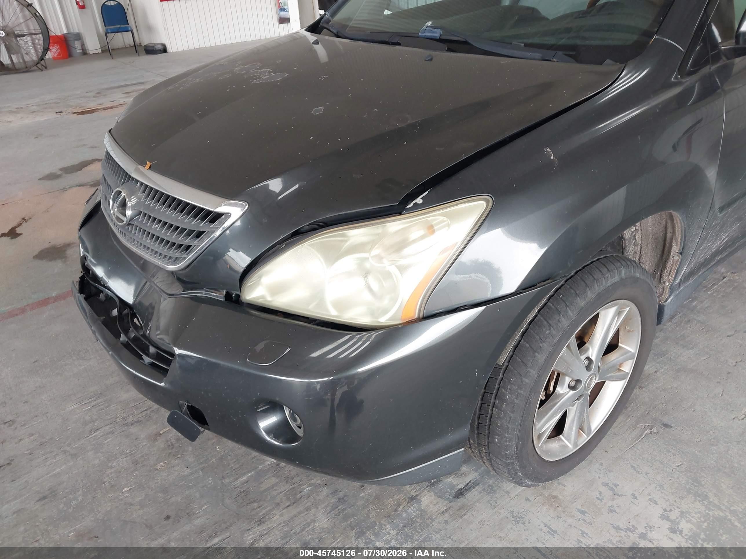 2007 Lexus Rx 400h   Gray vin: JTJHW31UX72034124