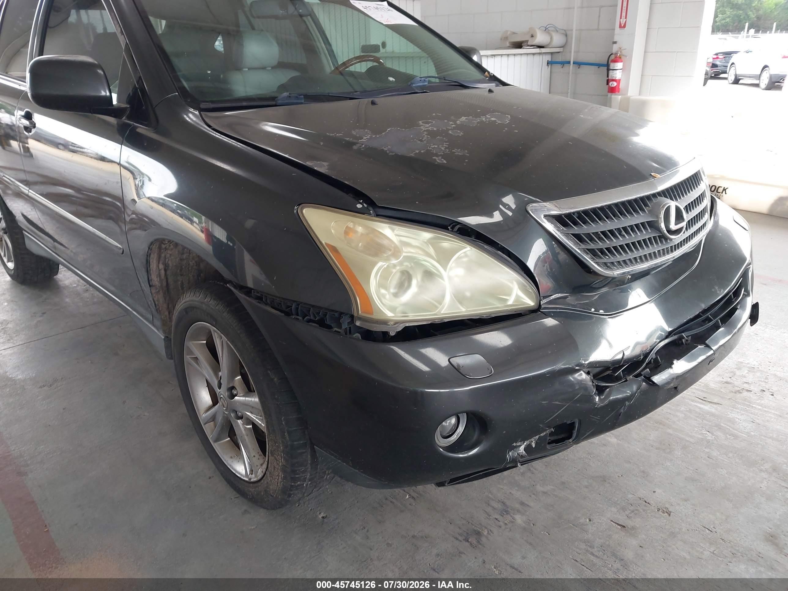 2007 Lexus Rx 400h   Gray vin: JTJHW31UX72034124