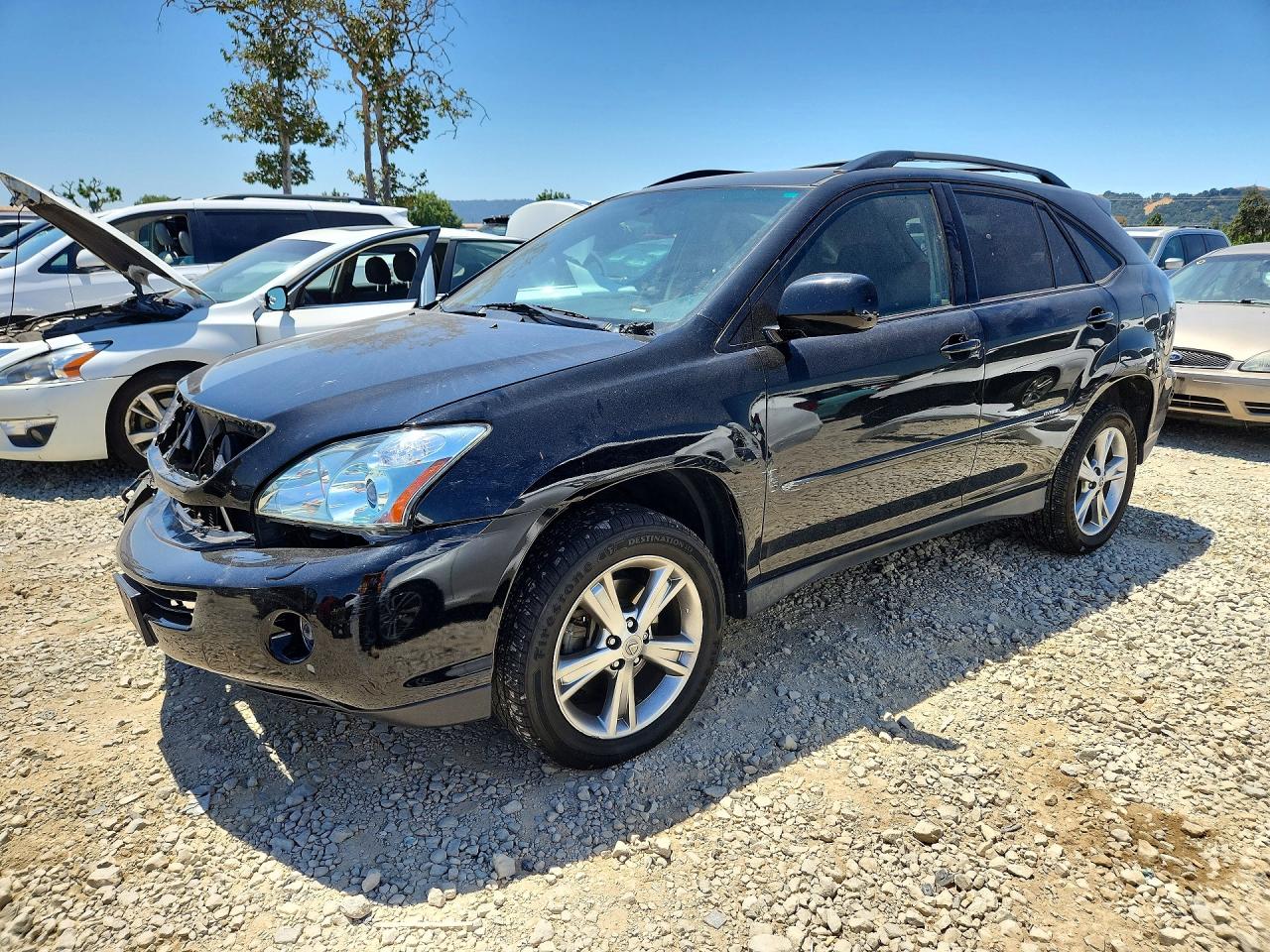 2007 Lexus Rx 400h Черный vin: JTJHW31UX72035595