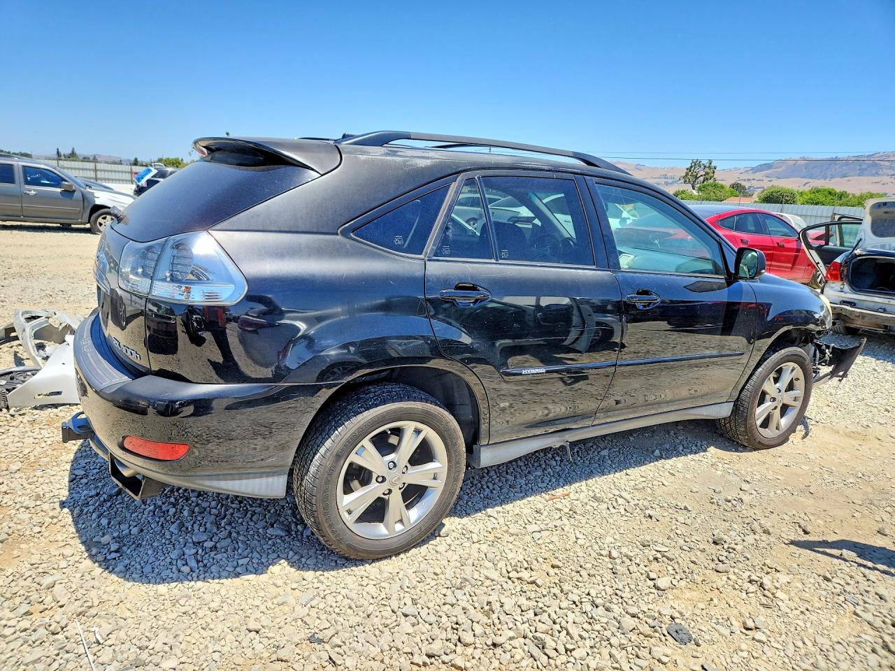 2007 Lexus Rx 400h Черный vin: JTJHW31UX72035595