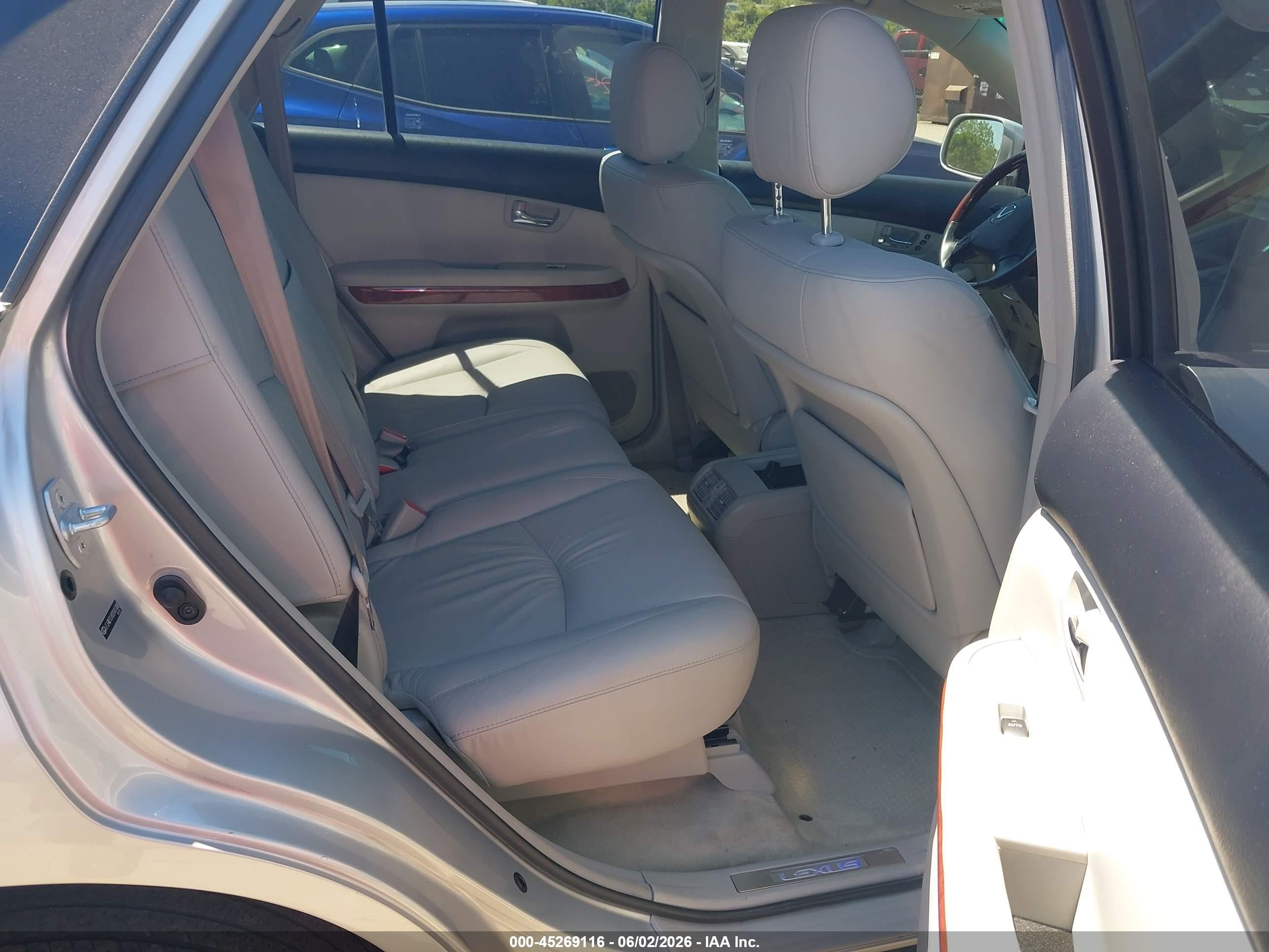 2008 Lexus Rx 400h Silver vin: JTJHW31UX82041088