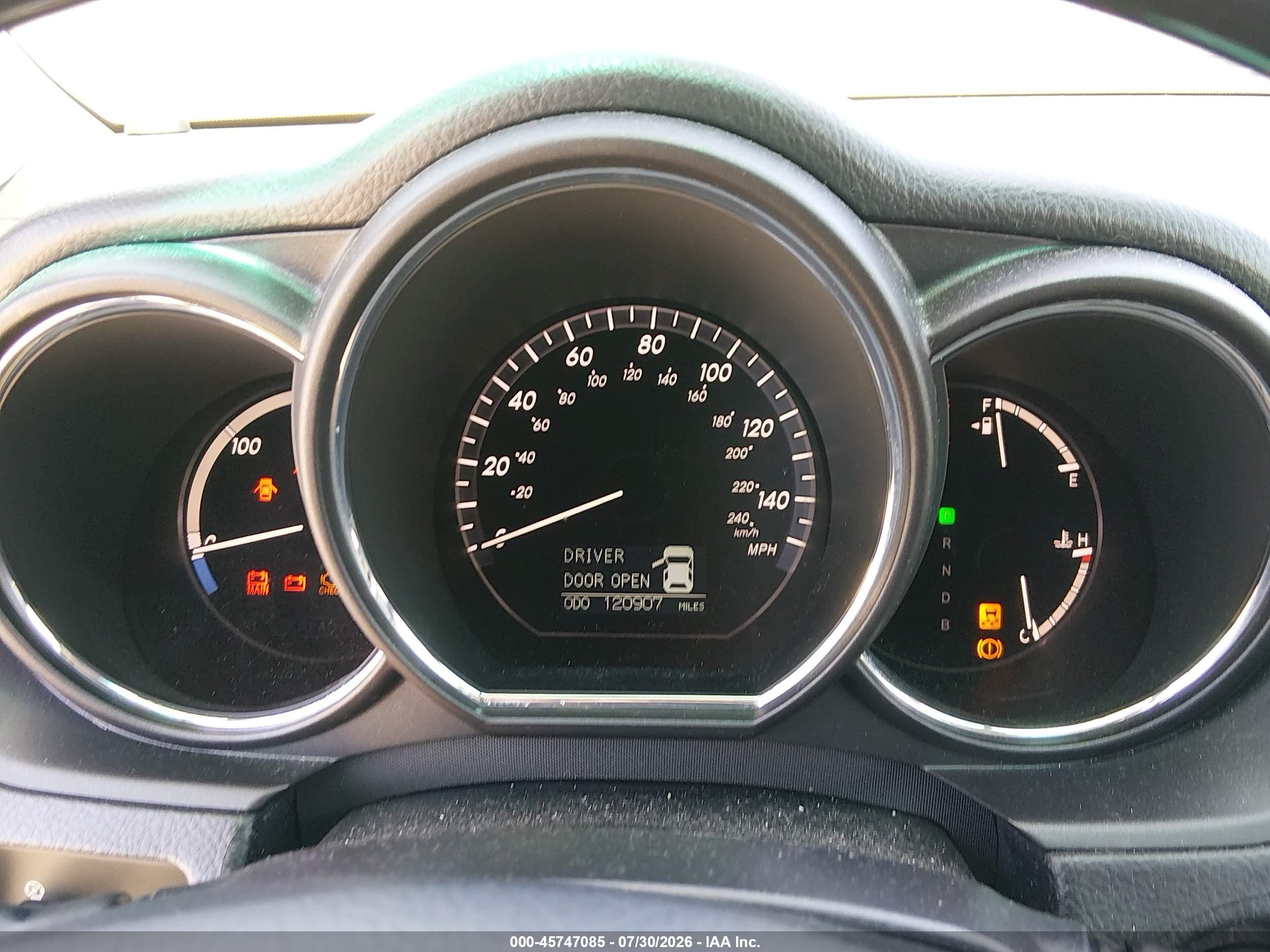 2008 Lexus Rx 400h   Серый vin: JTJHW31UX82046579