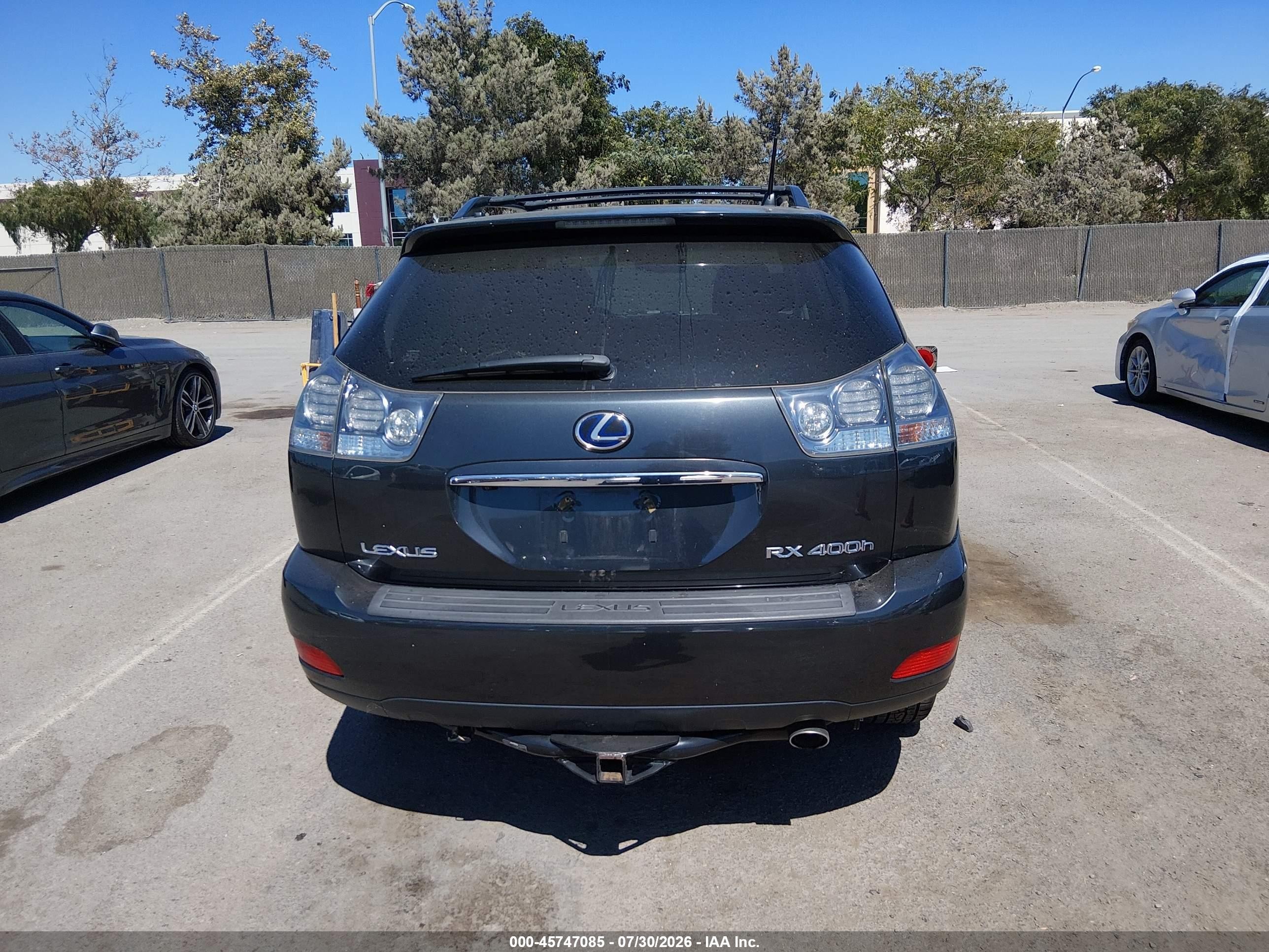 2008 Lexus Rx 400h   Серый vin: JTJHW31UX82046579