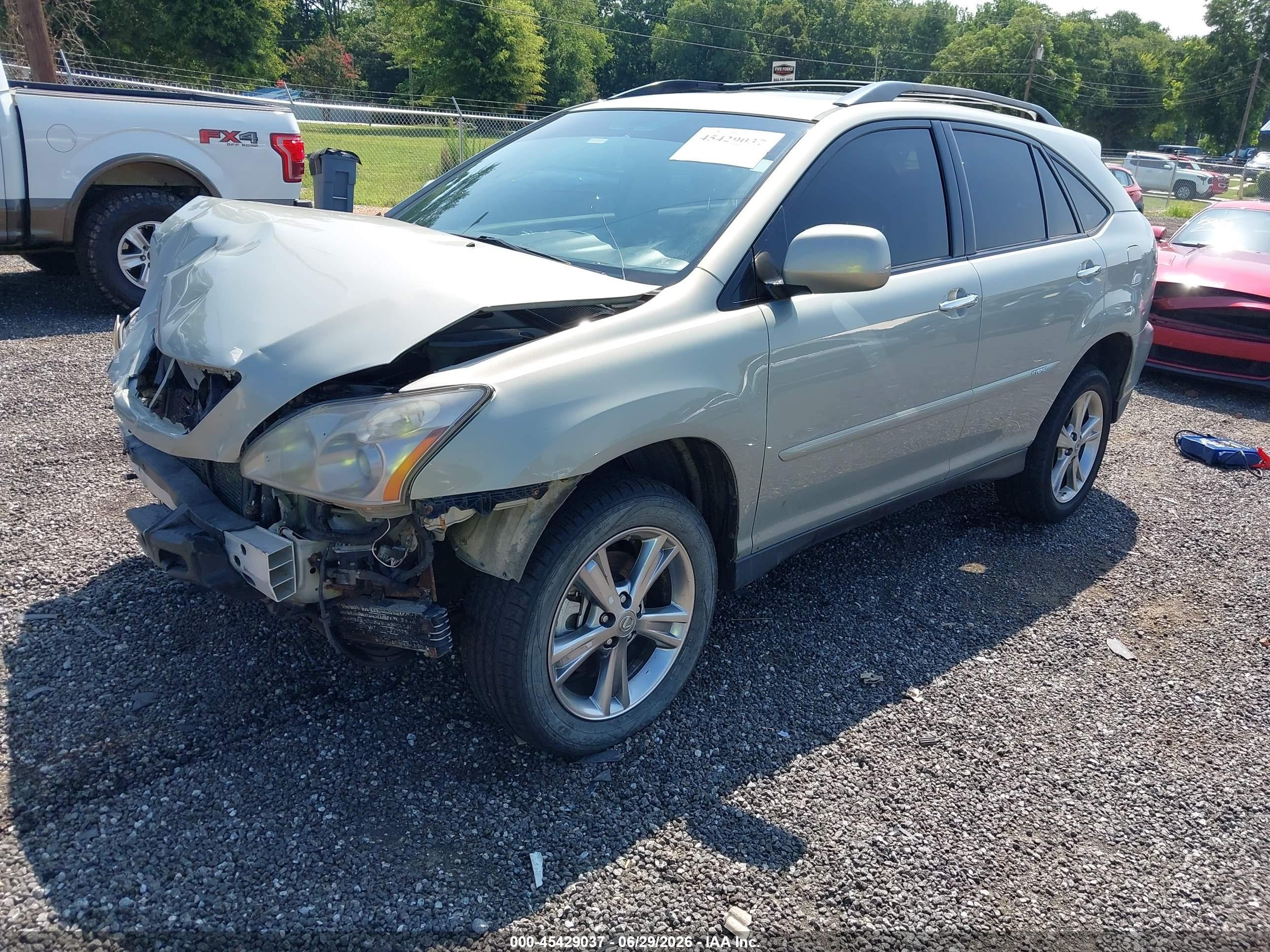 2008 Lexus Rx 400h   Gold vin: JTJHW31UX82047411