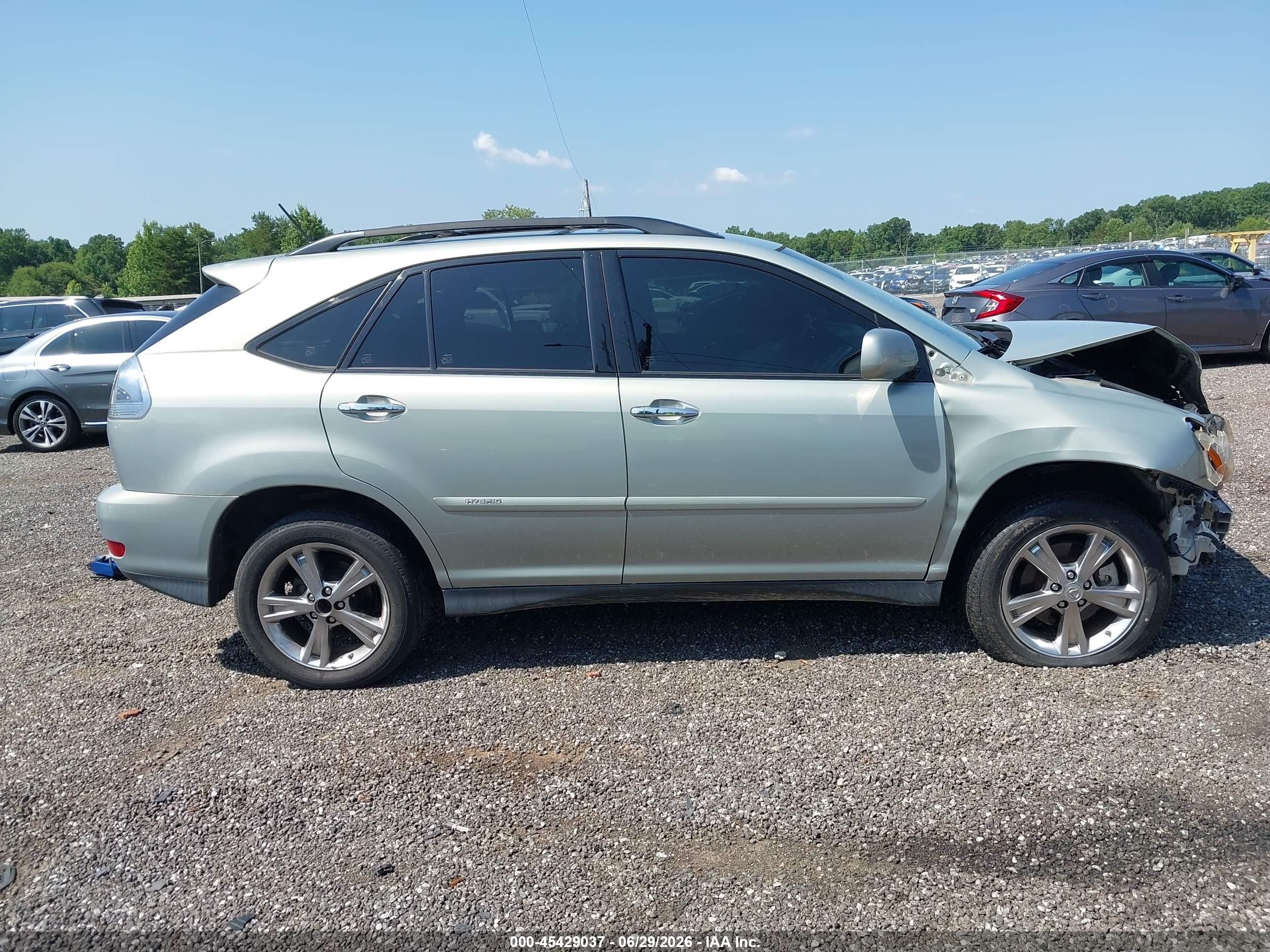 2008 Lexus Rx 400h   Gold vin: JTJHW31UX82047411