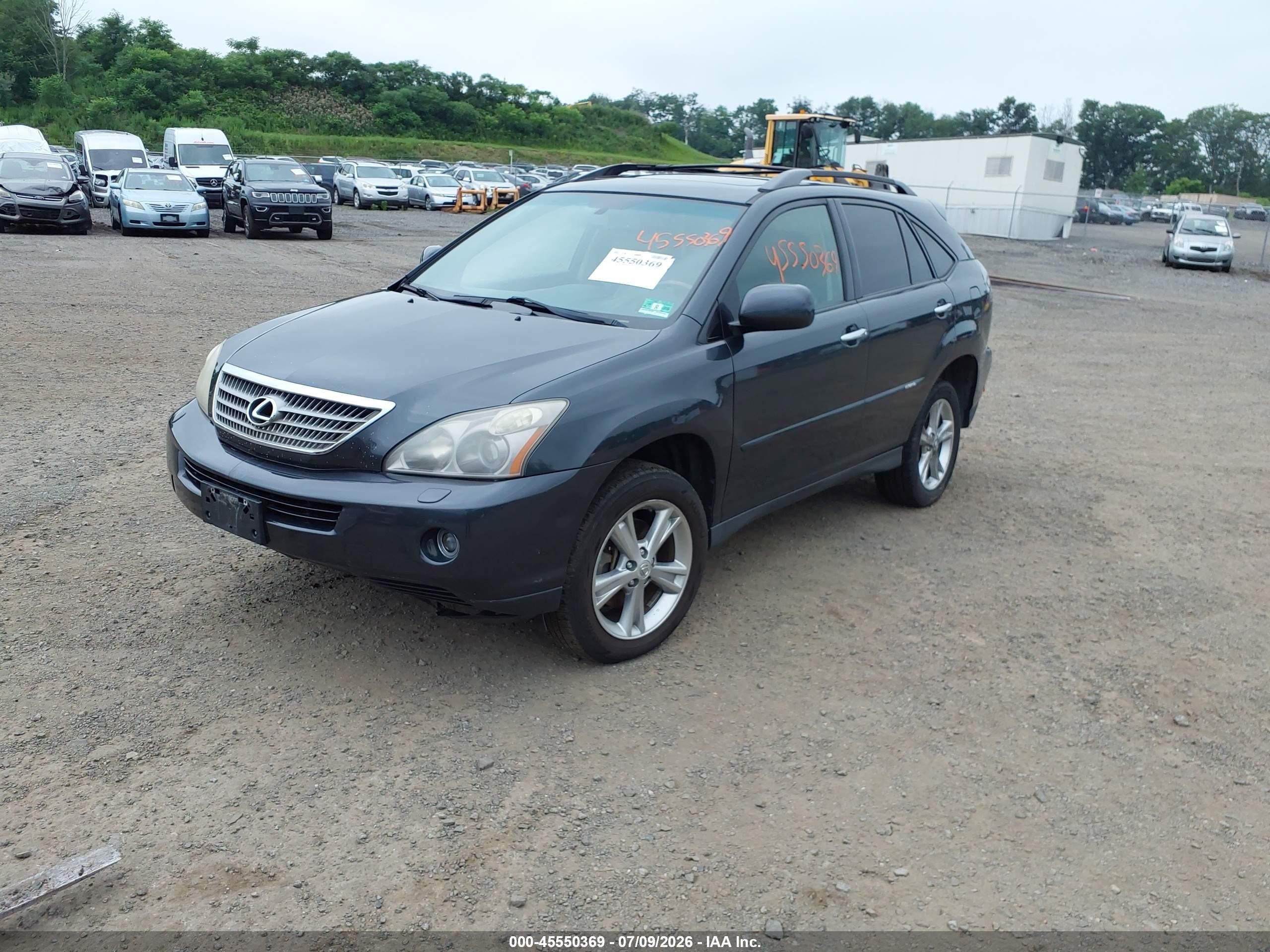 2008 Lexus Rx 400h   Серый vin: JTJHW31UX82070204