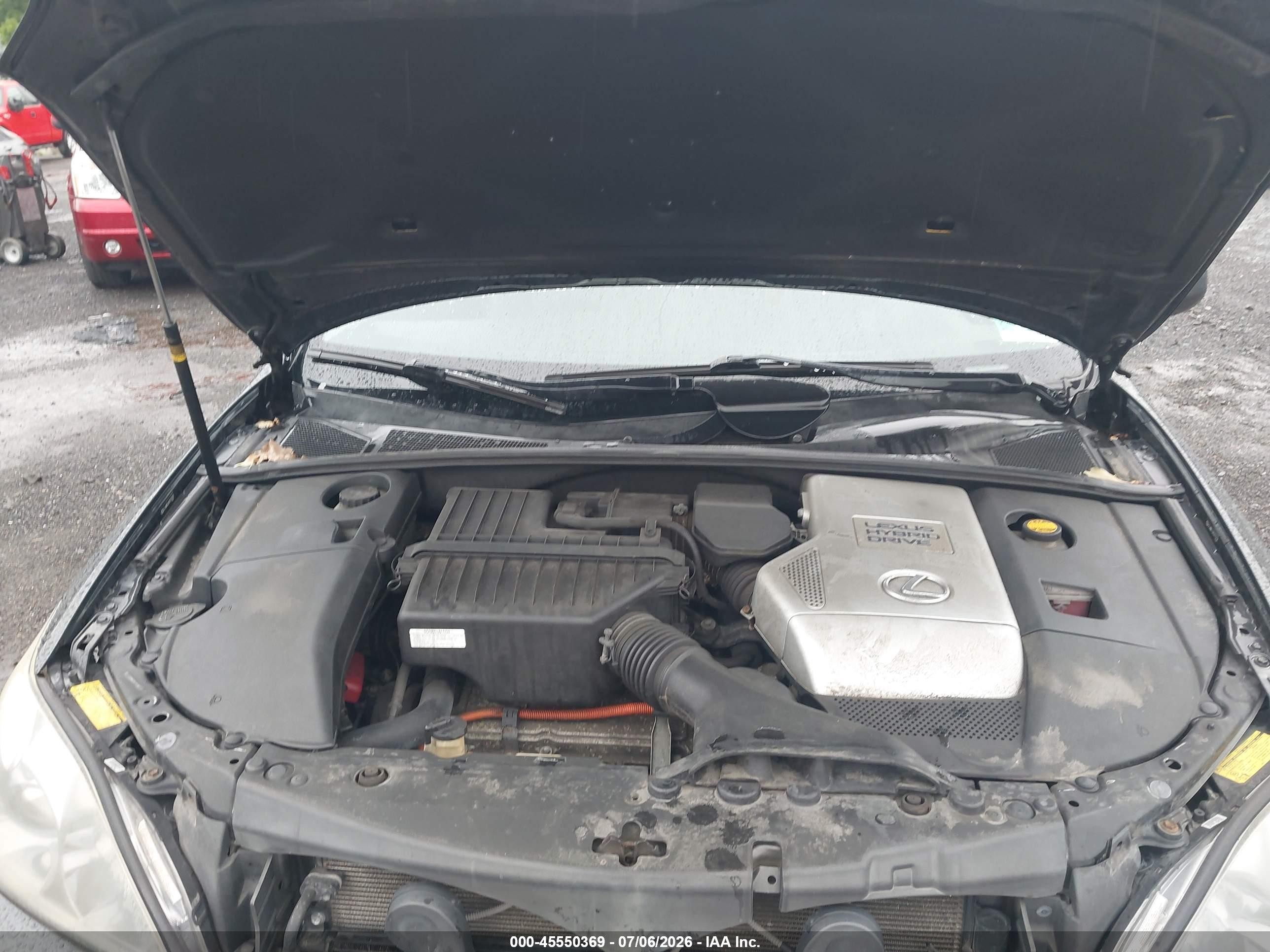 2008 Lexus Rx 400h   Серый vin: JTJHW31UX82070204