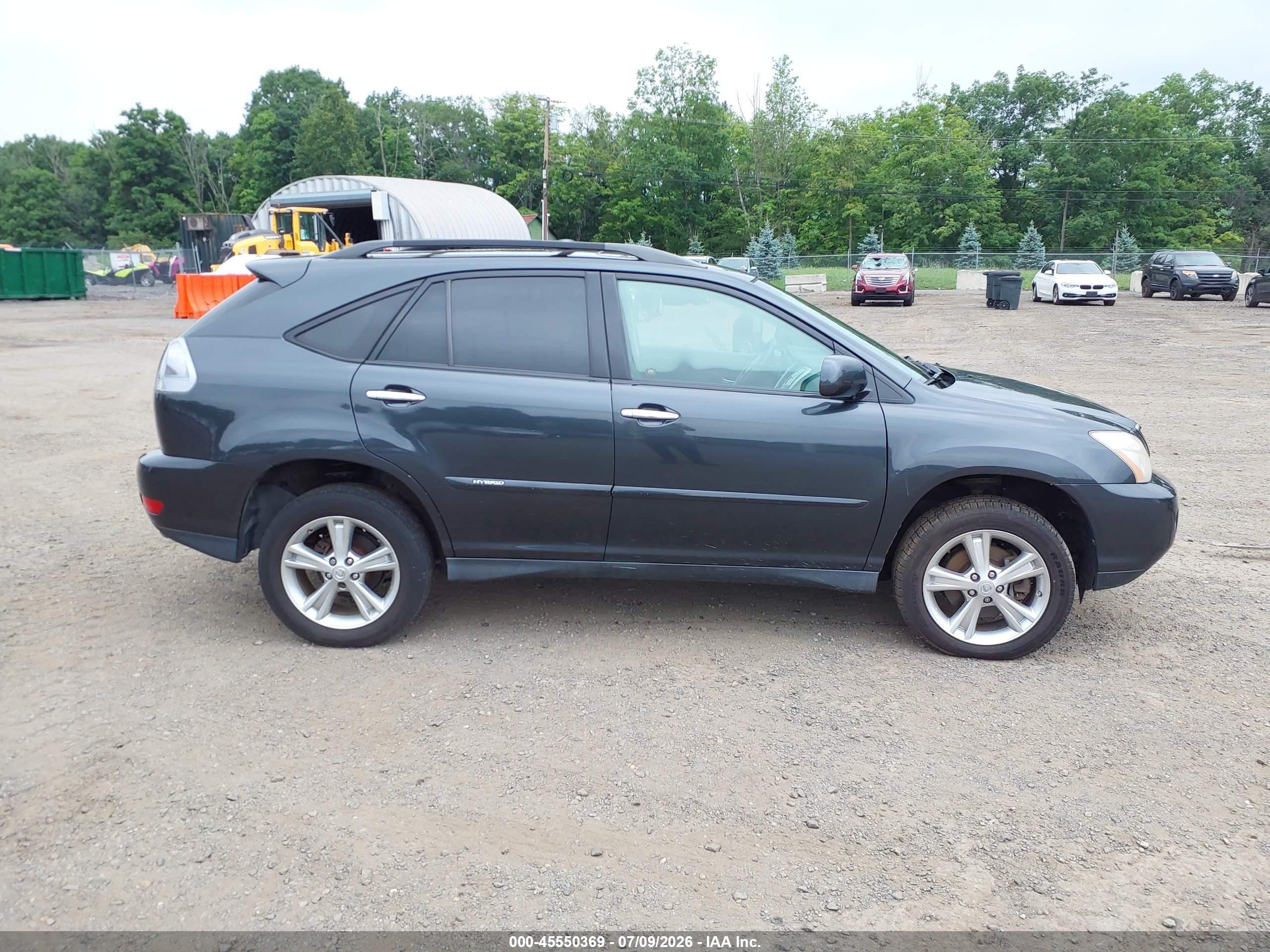 2008 Lexus Rx 400h   Серый vin: JTJHW31UX82070204