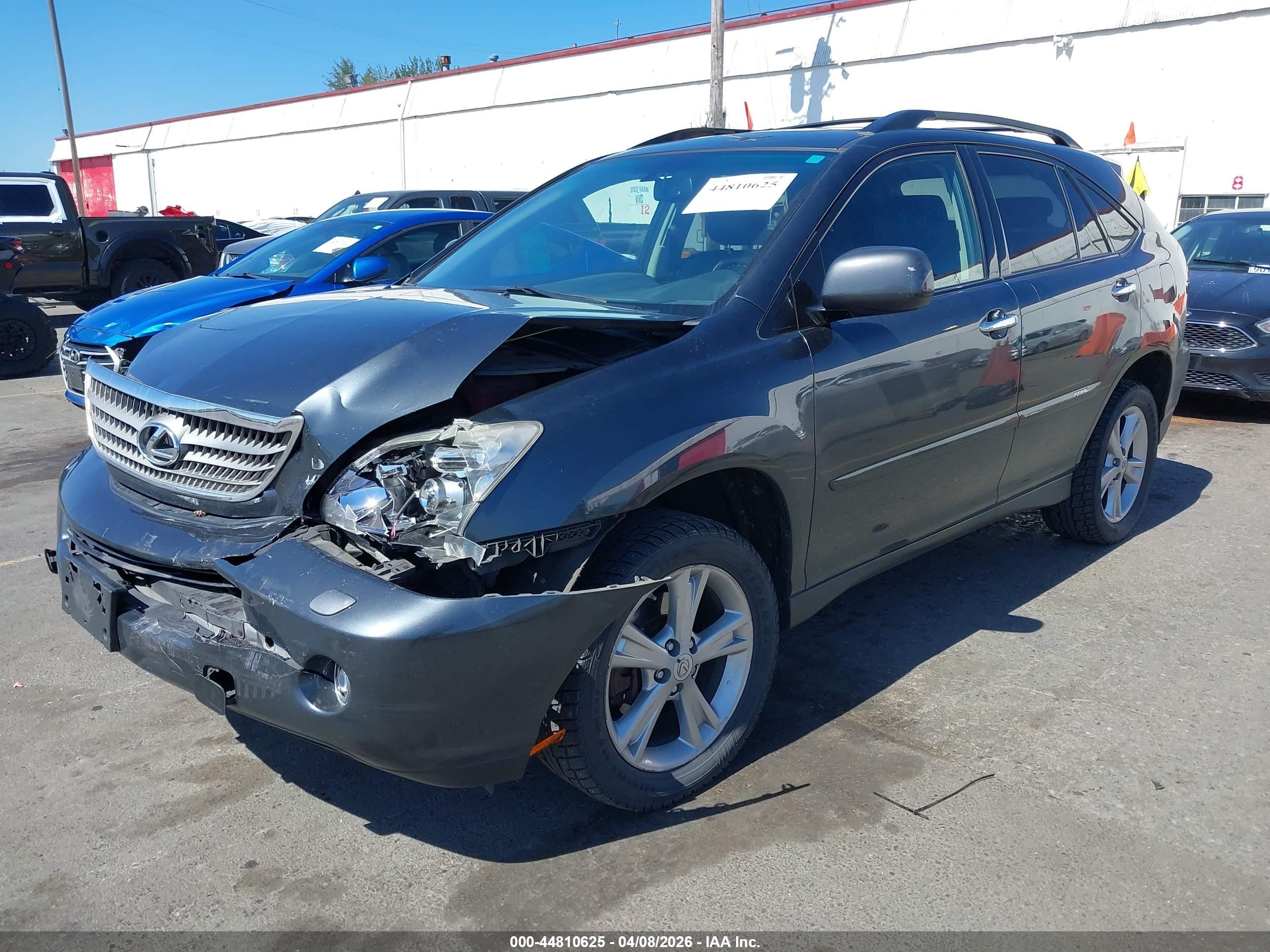 2008 Lexus Rx 400h Gray vin: JTJHW31UX82850980